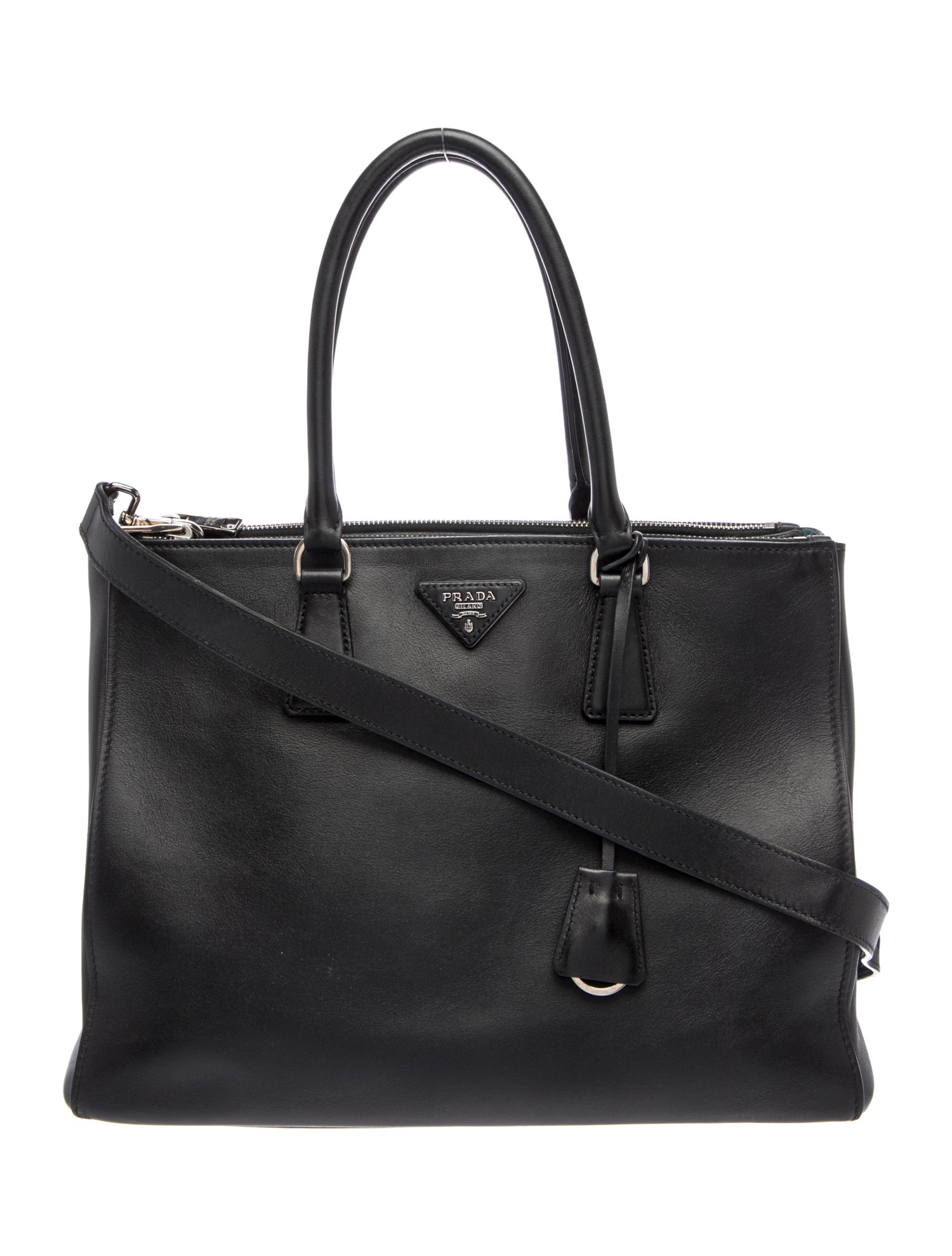 Prada Saffiano Lux Leather Galleria Double Zip Large