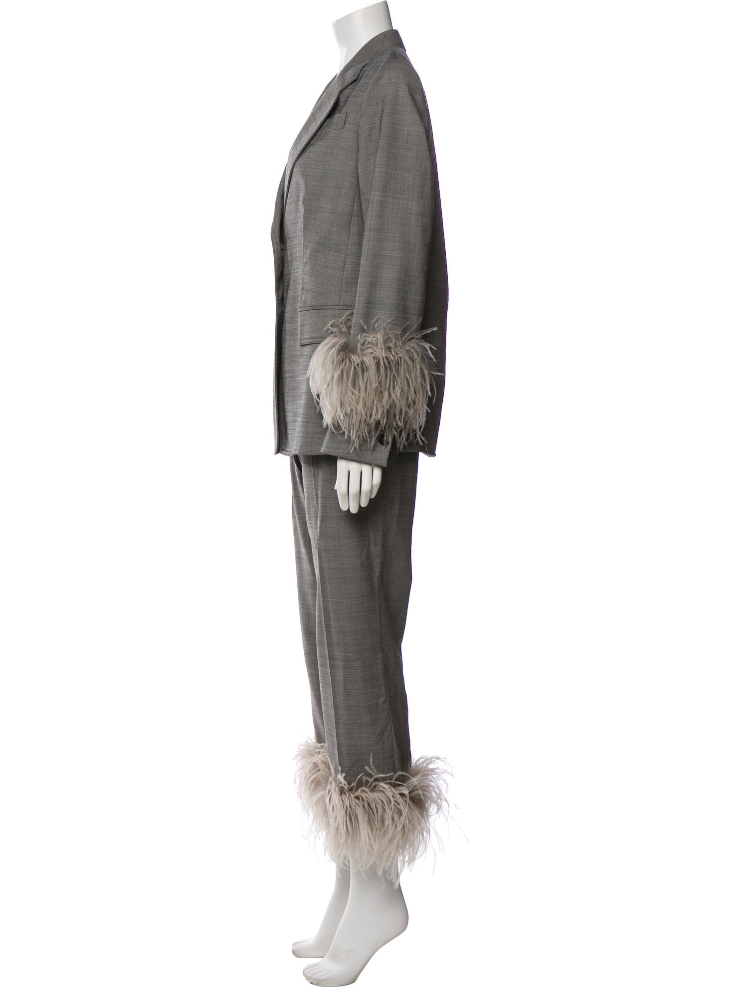 Prada 2017 Virgin Wool Pantsuit