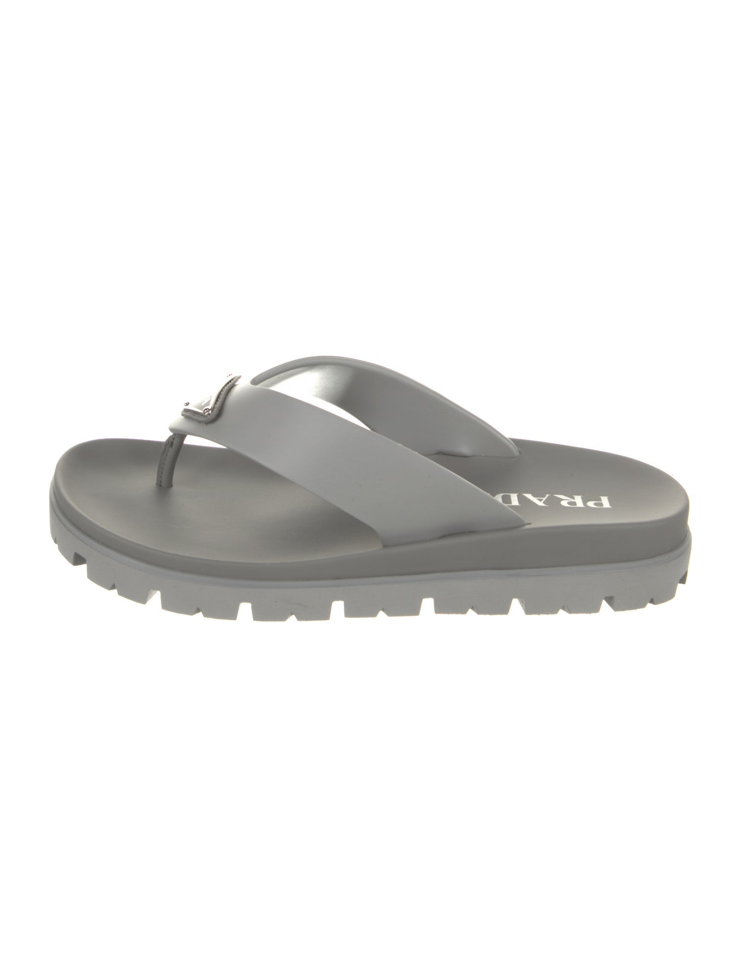 Prada PVC Flip Flops