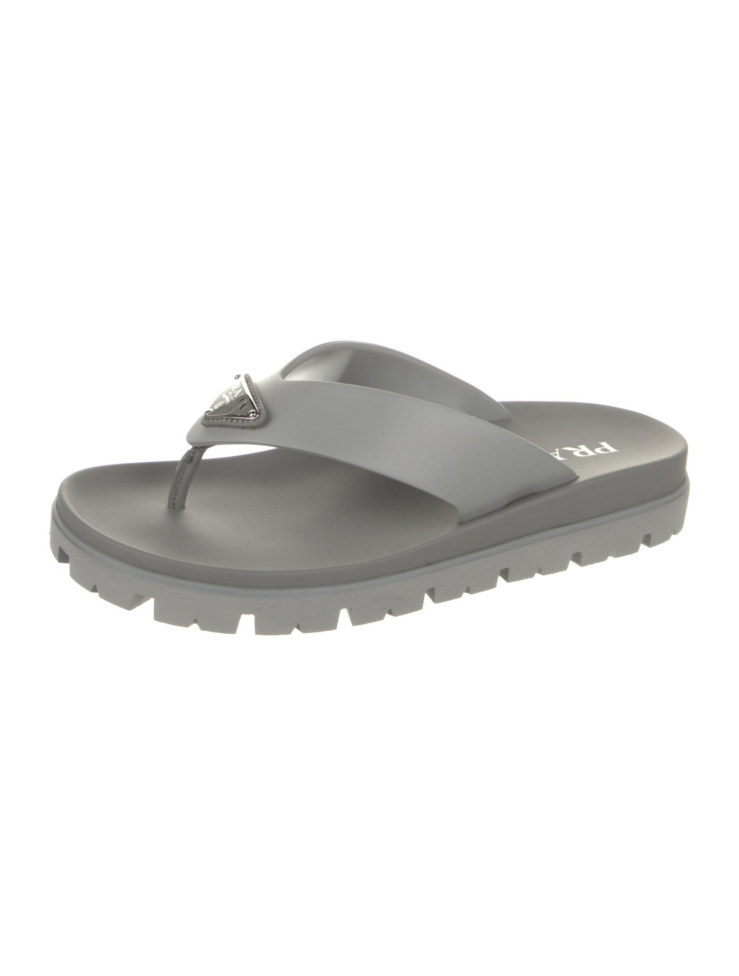 Prada PVC Flip Flops