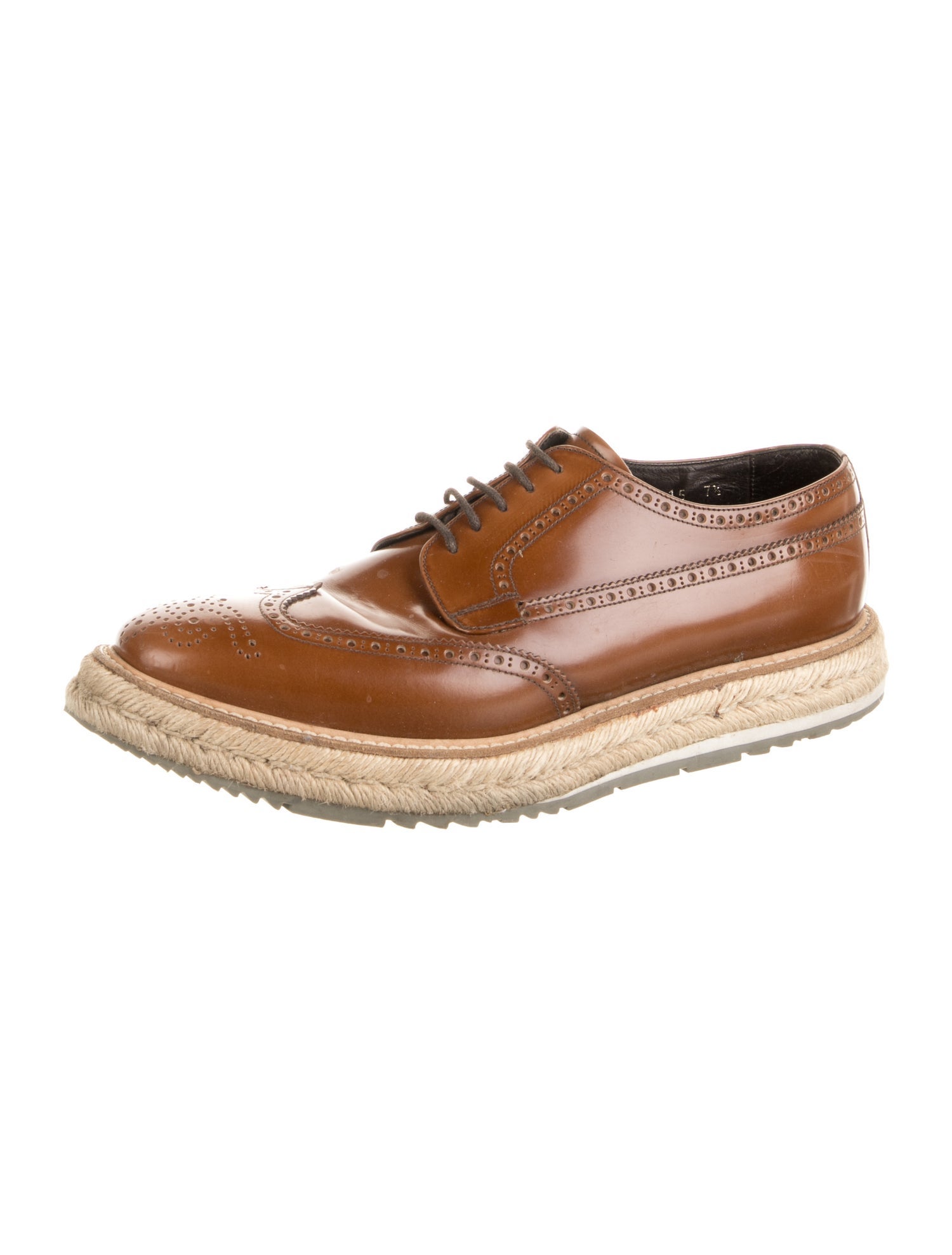 Prada Leather Brogues