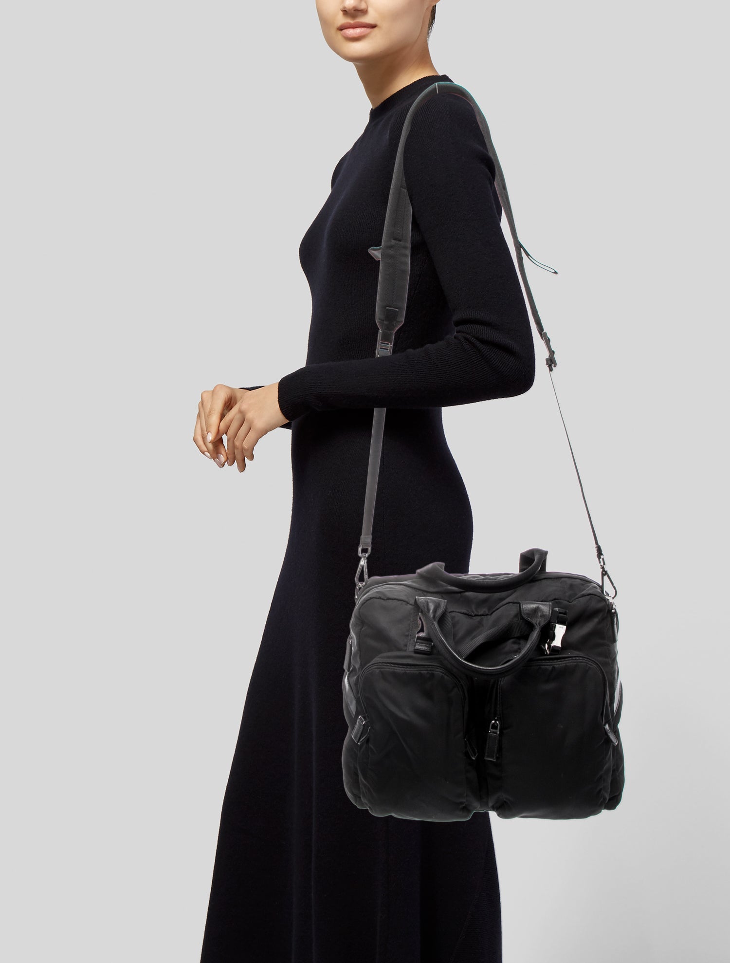 Prada Saffiano Leather Messenger Bag