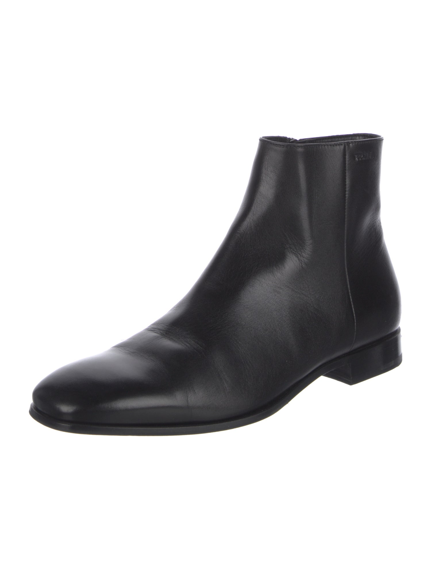 Prada Leather Chelsea Boots