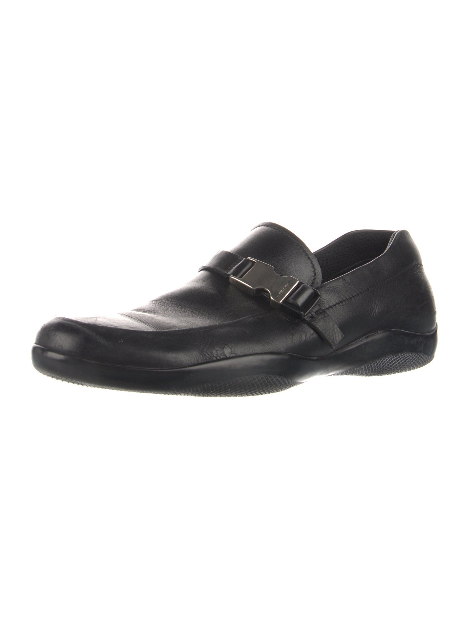 Prada Leather Dress Loafers