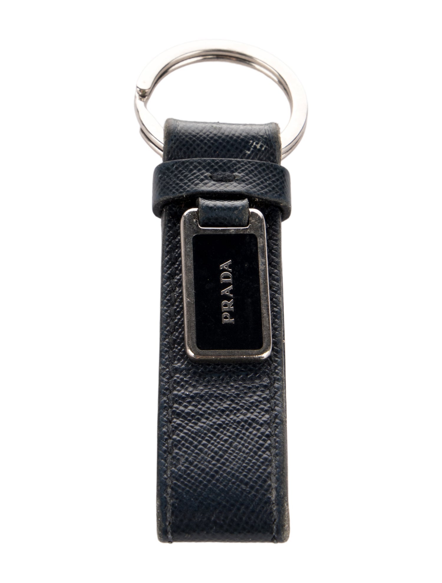 Prada Leather Keychain