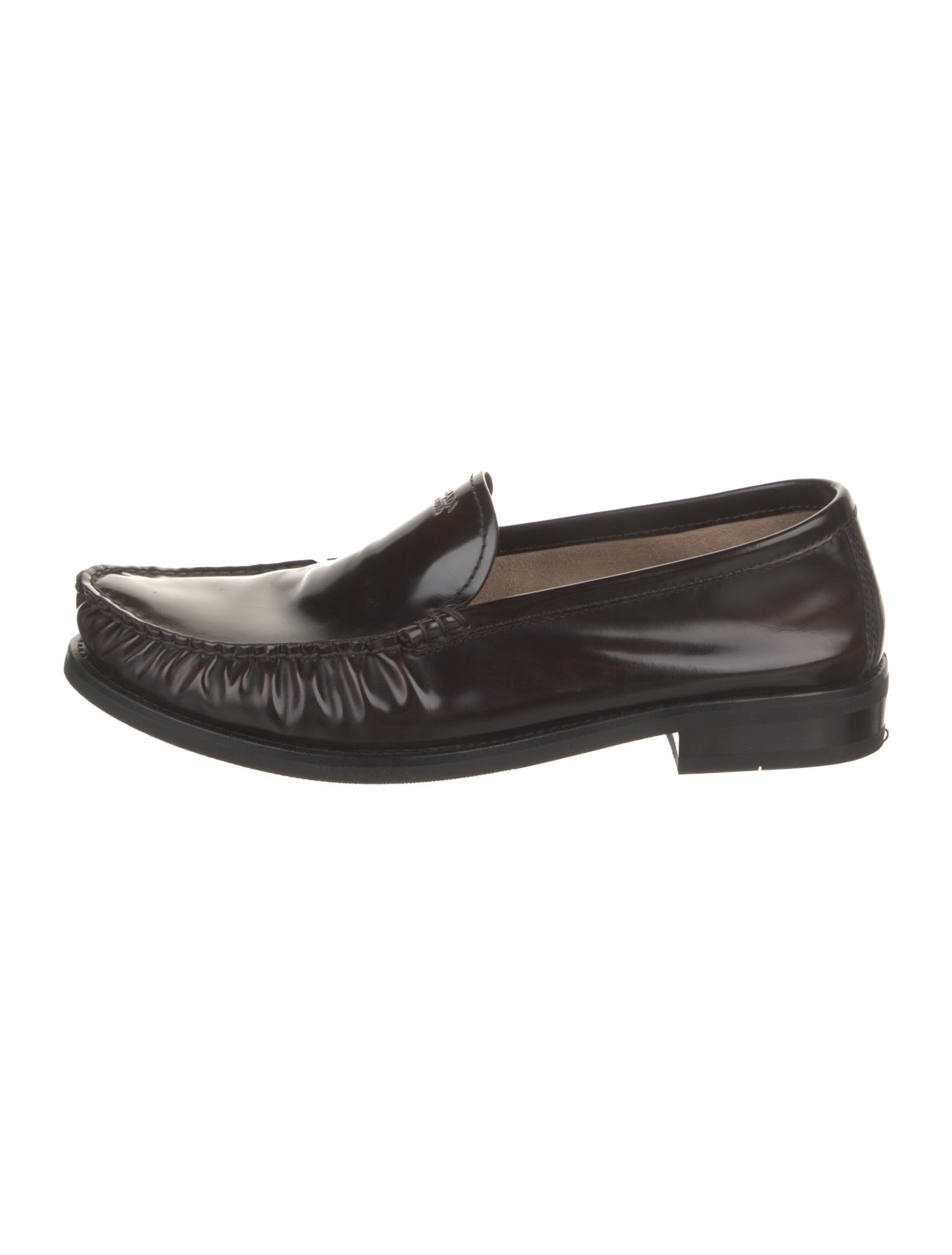 Prada Leather Dress Loafers