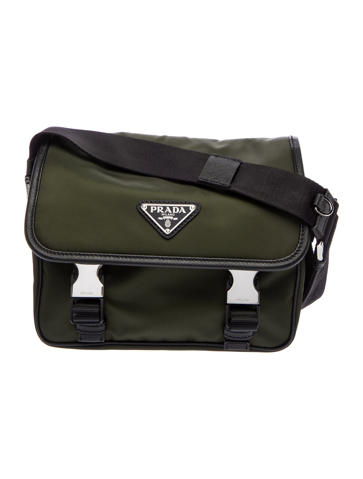 Prada Saffiano Leather Messenger Bag