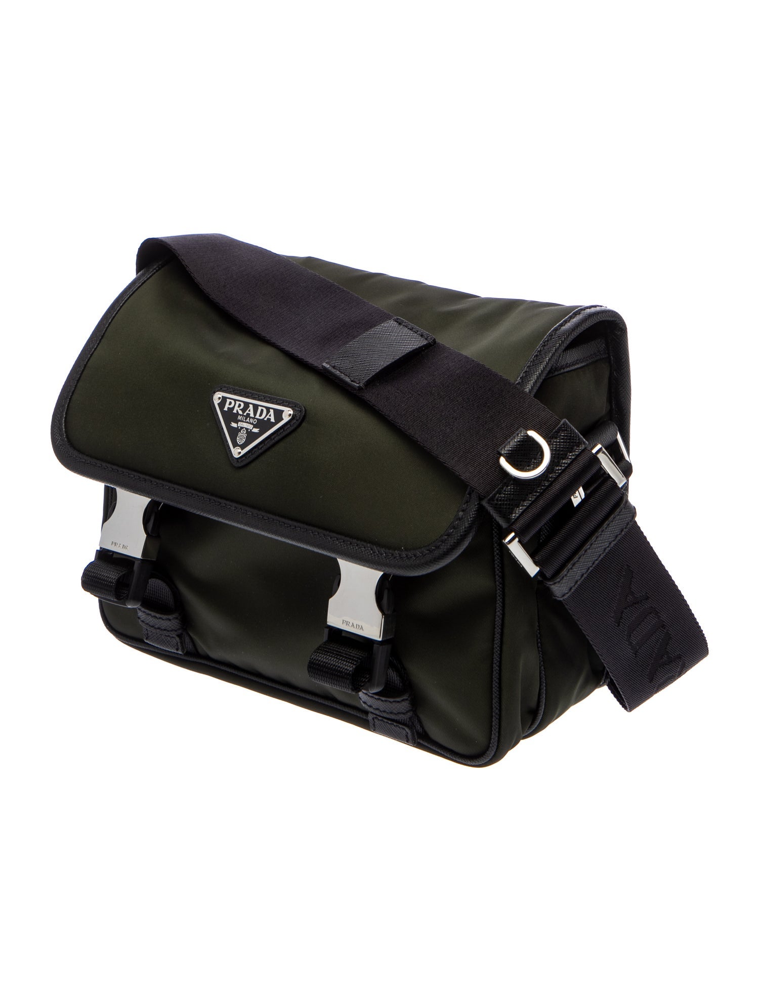 Prada Saffiano Leather Messenger Bag