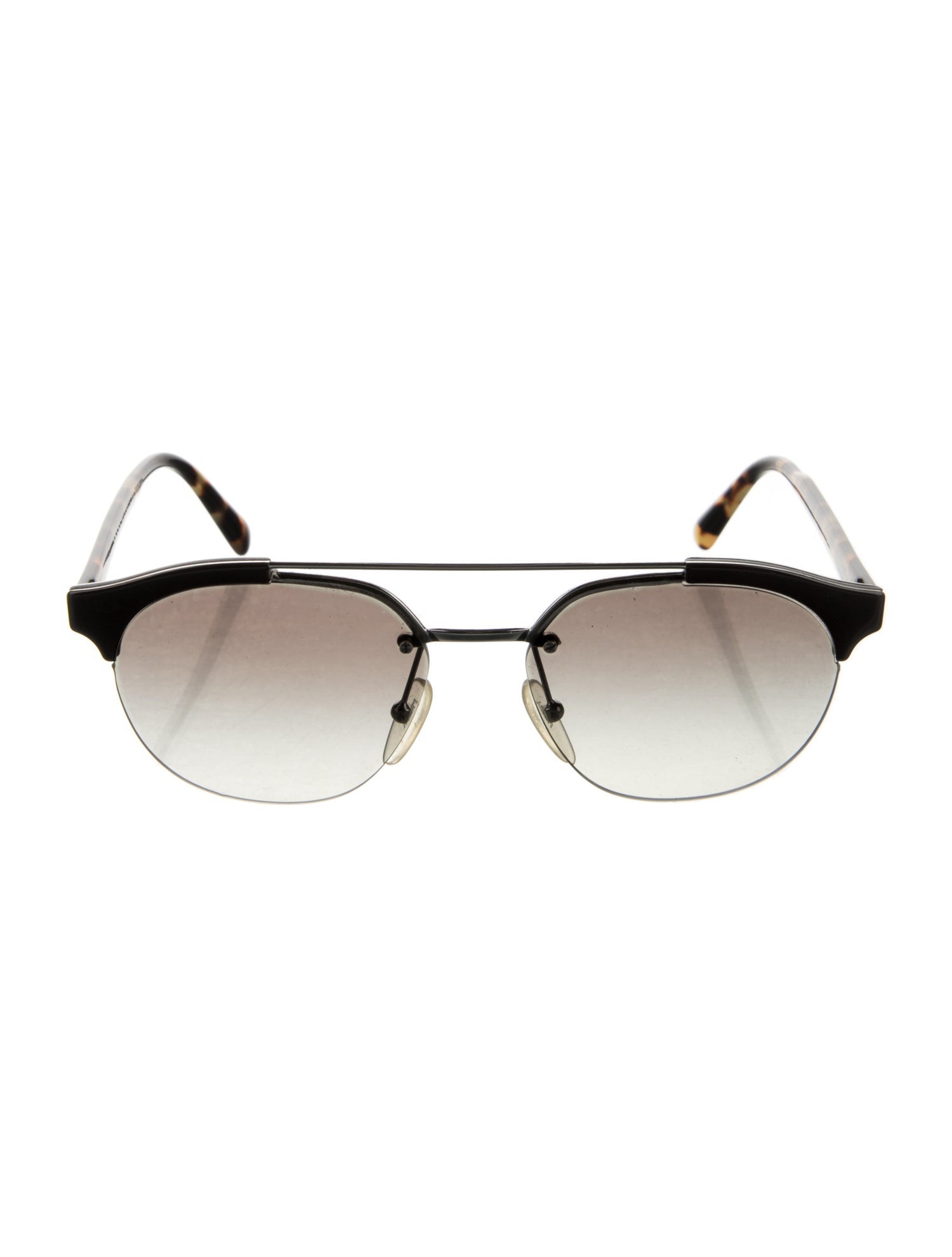 Prada Round Gradient Sunglasses