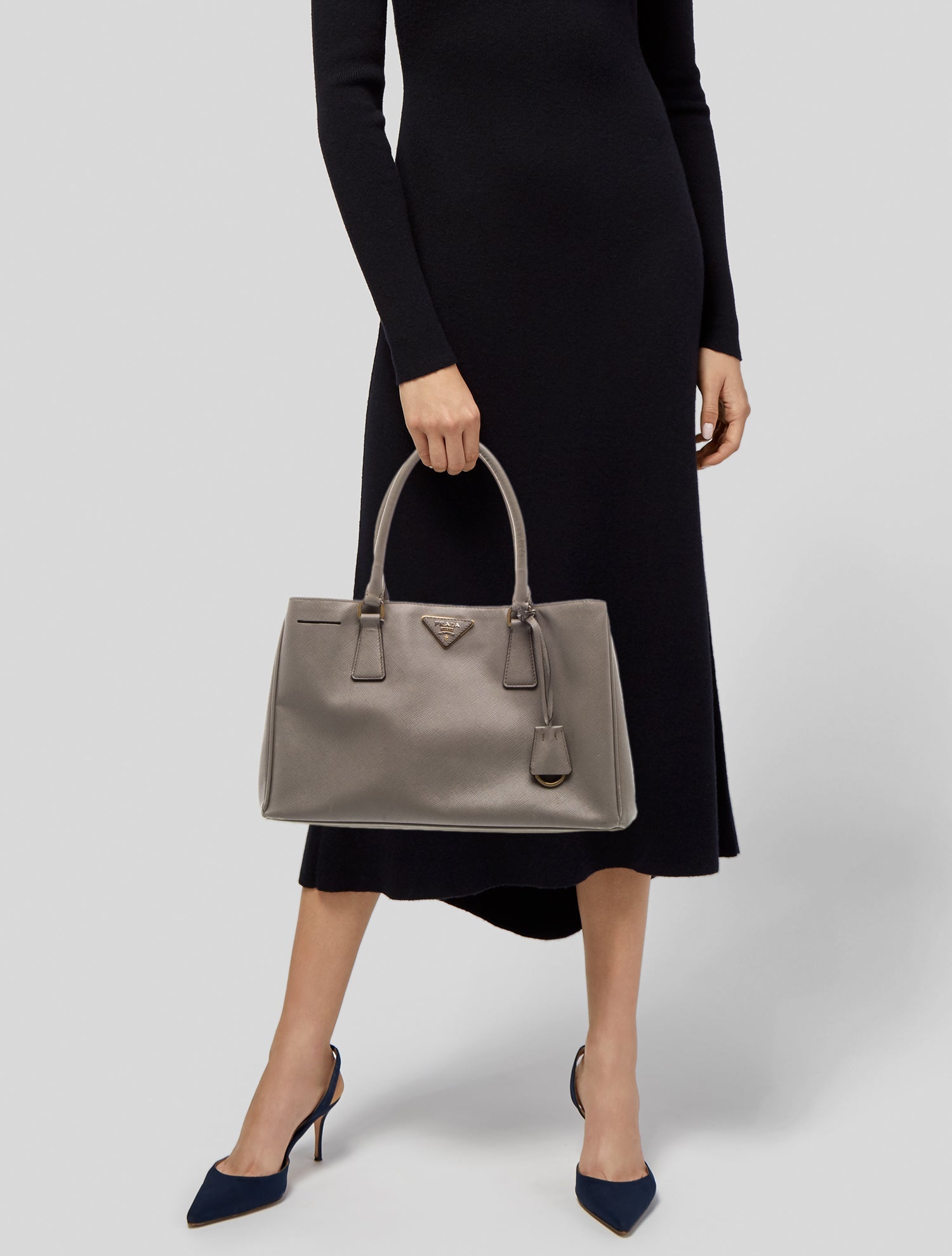 Prada Saffiano Leather Galleria Double Zip Medium