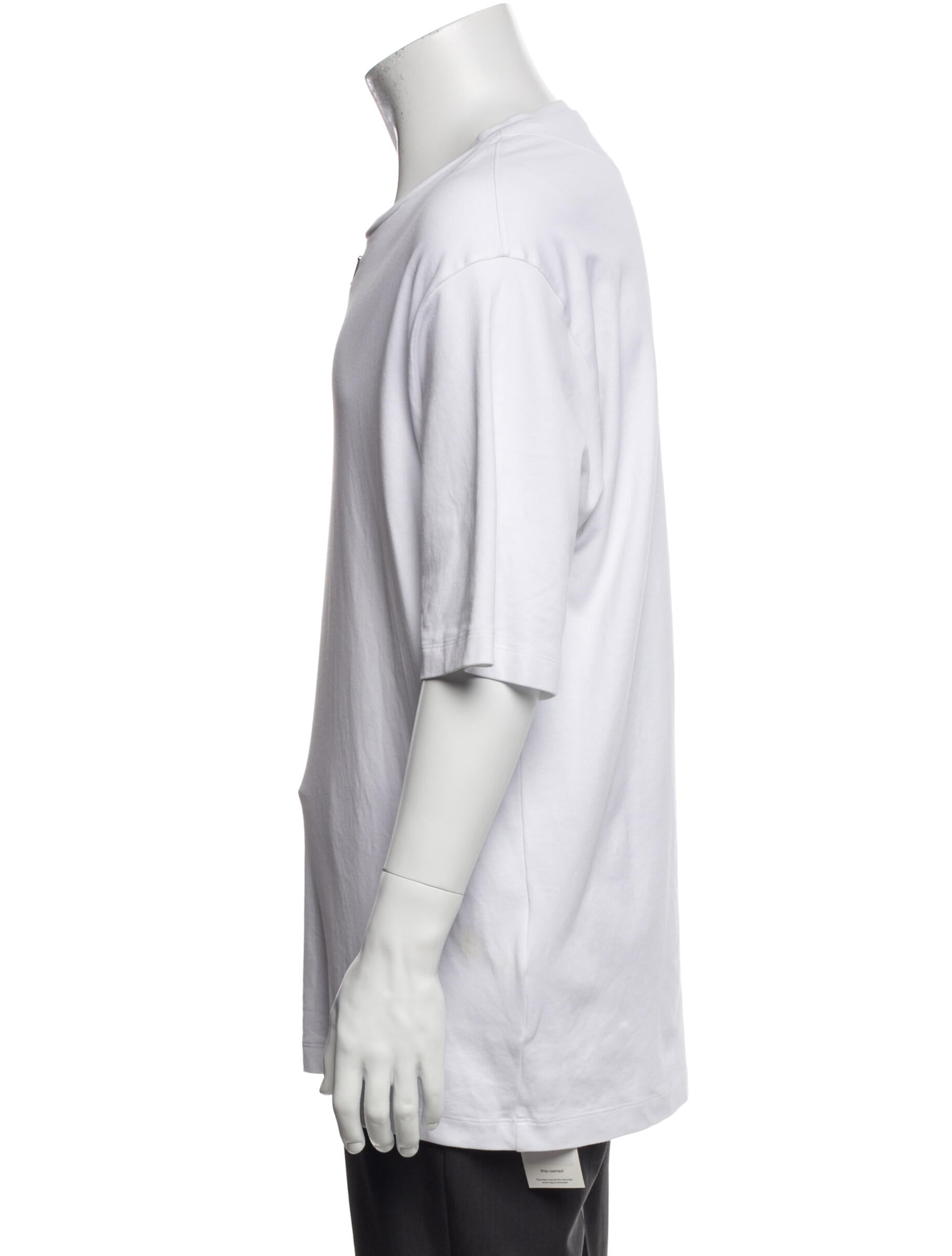 Prada 2024 Enameled Metal Triangle T-Shirt