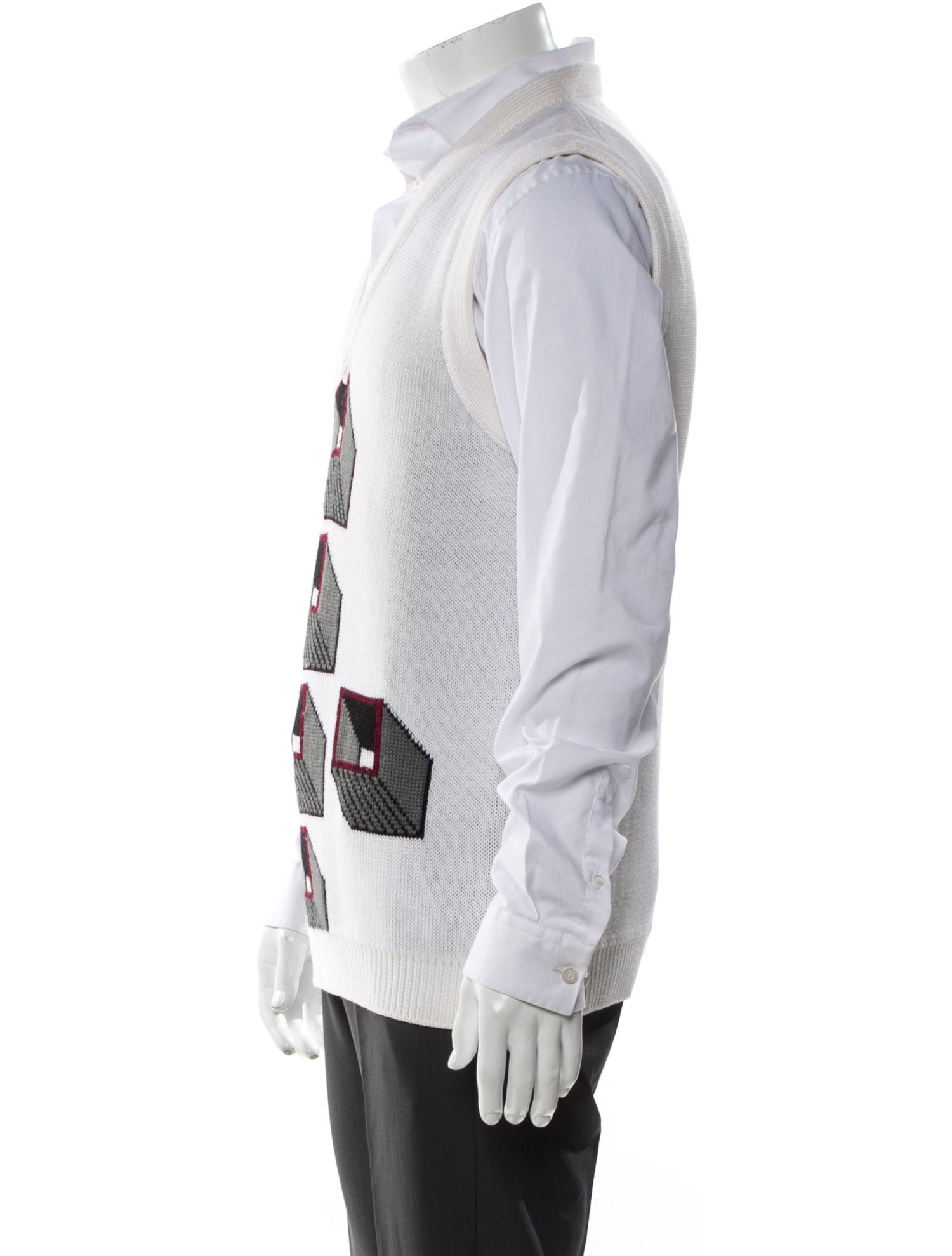 Prada 2020 Virgin Wool Sweater Vest