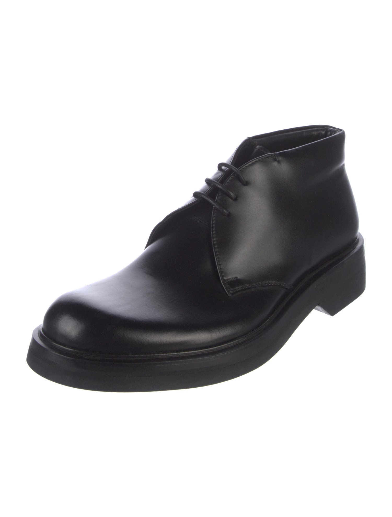 Prada Leather Derby Shoes