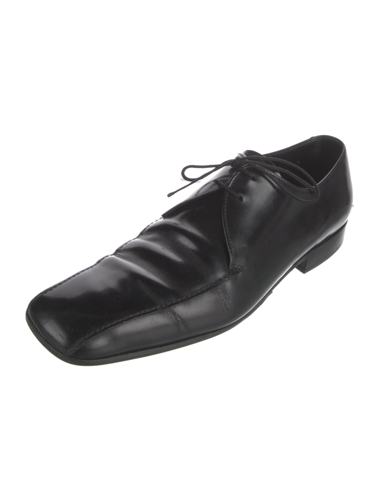 Prada Leather Derby Shoes