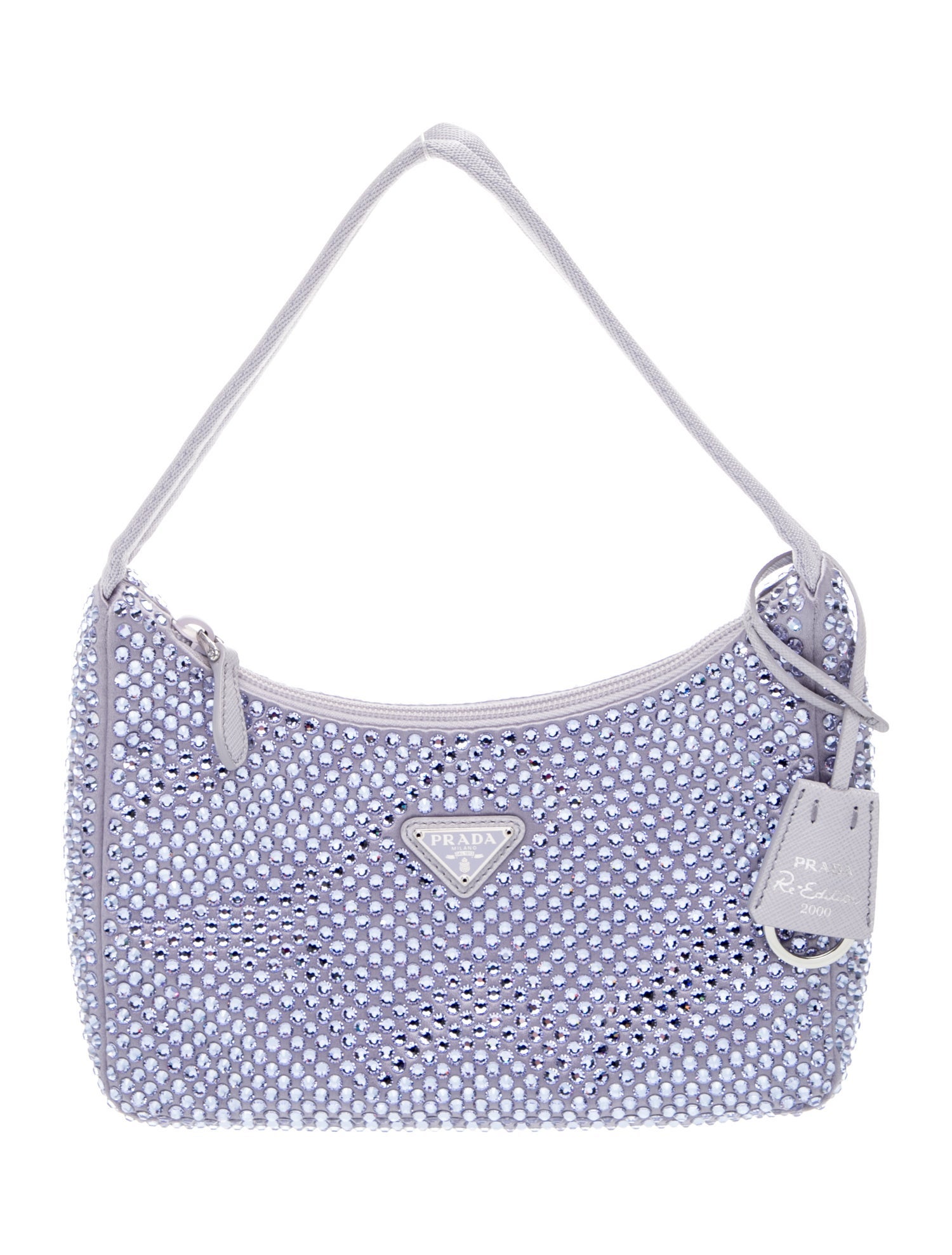 Prada Enameled Metal Triangle Re-Edition 2000