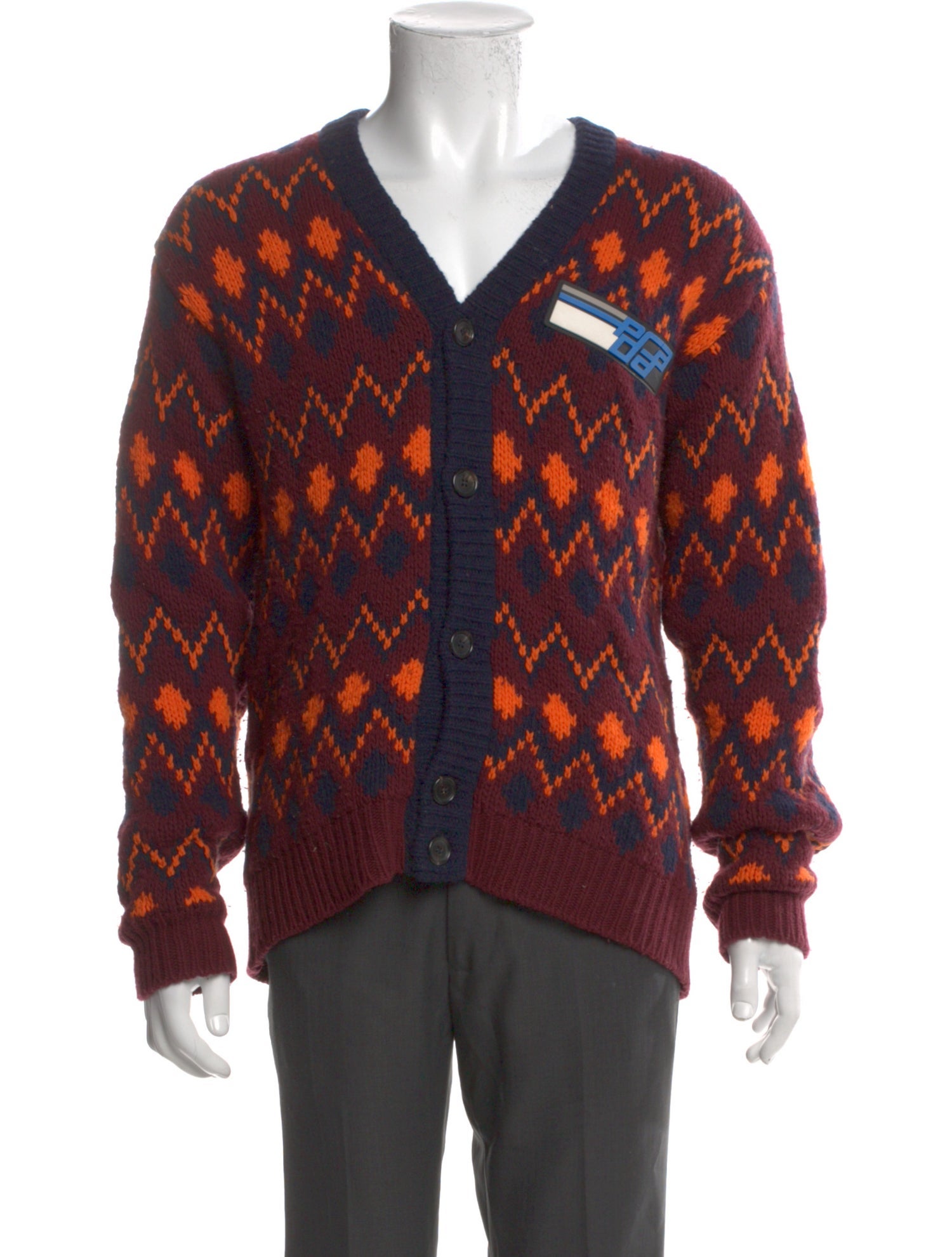 Prada 2018 Signature Logo Cardigan