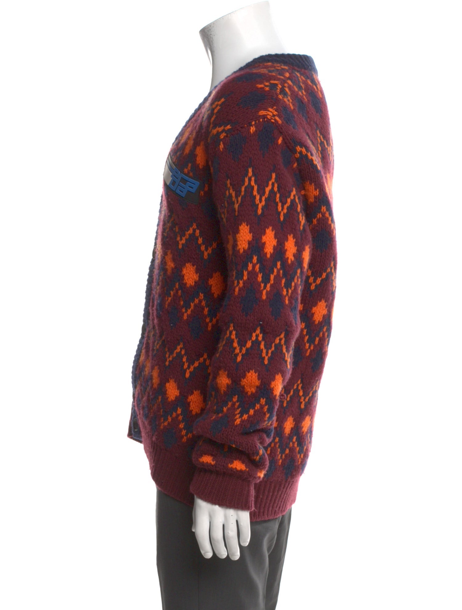 Prada 2018 Signature Logo Cardigan
