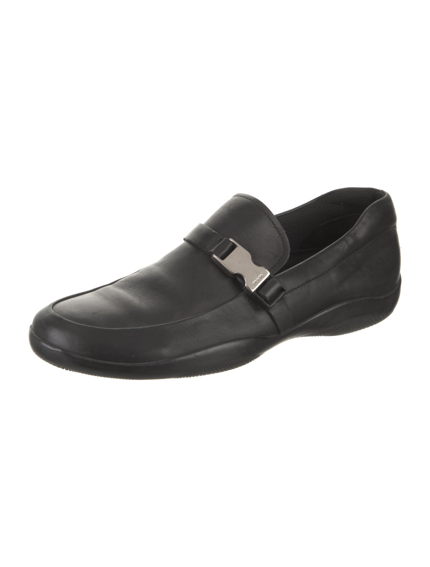 Prada Sport Leather Monk Straps