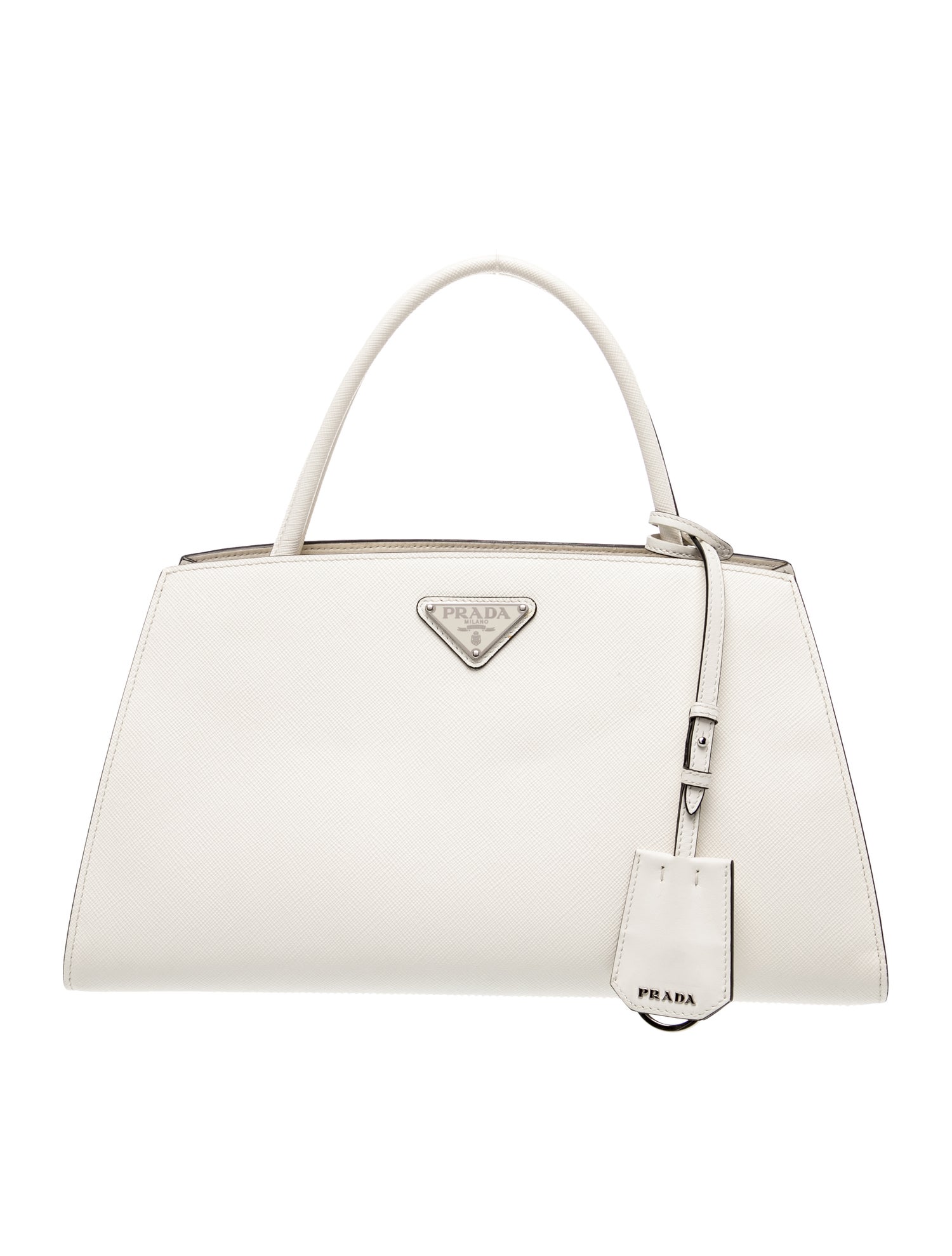 Prada Saffiano Leather Top Handle Bag