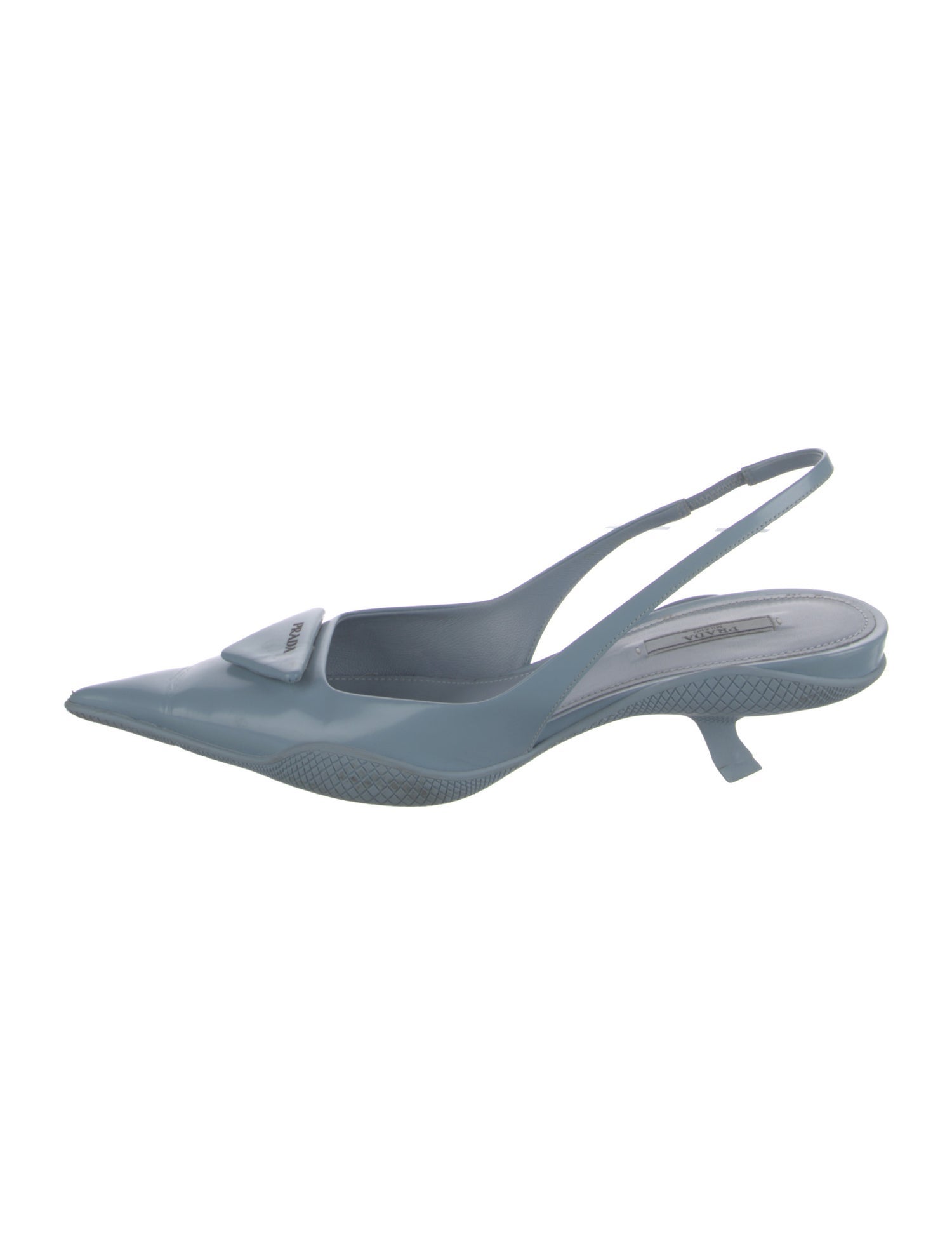 Prada Leather Slingback Pumps