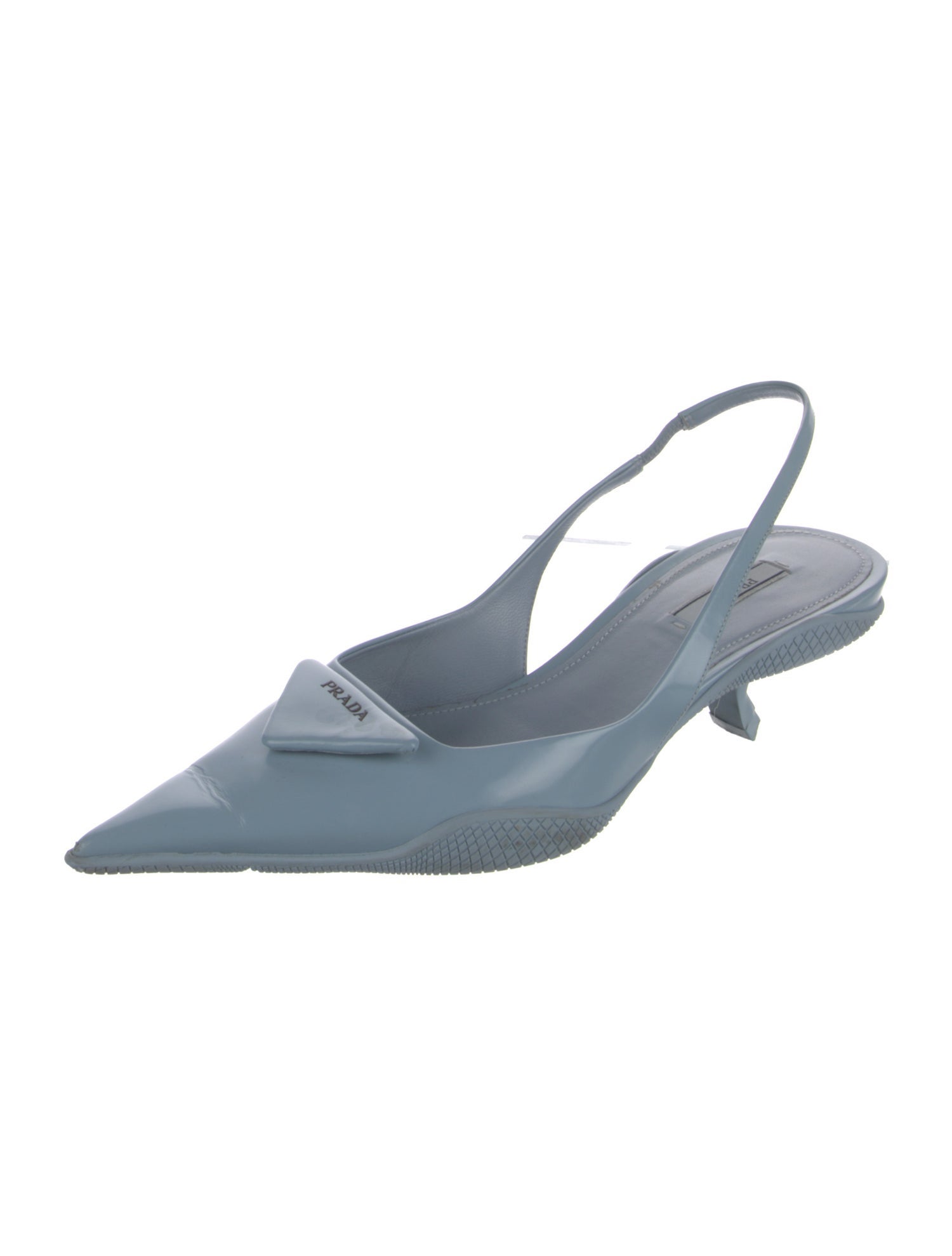 Prada Leather Slingback Pumps