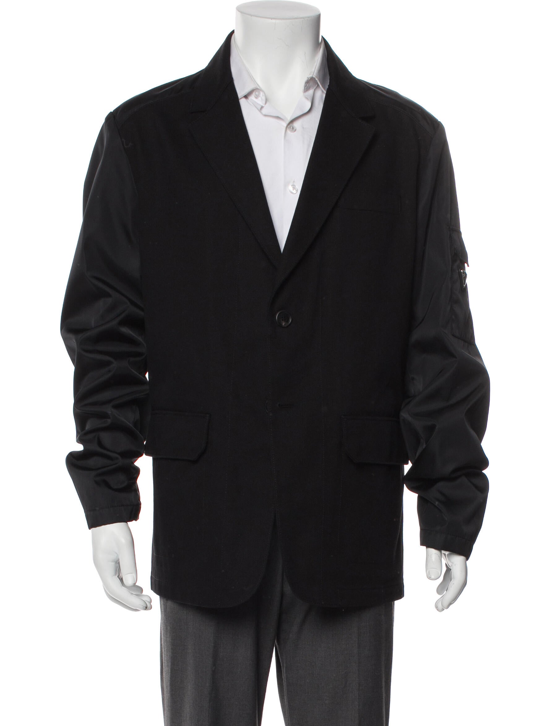 Prada 2021 Enameled Metal Triangle Sport Coat