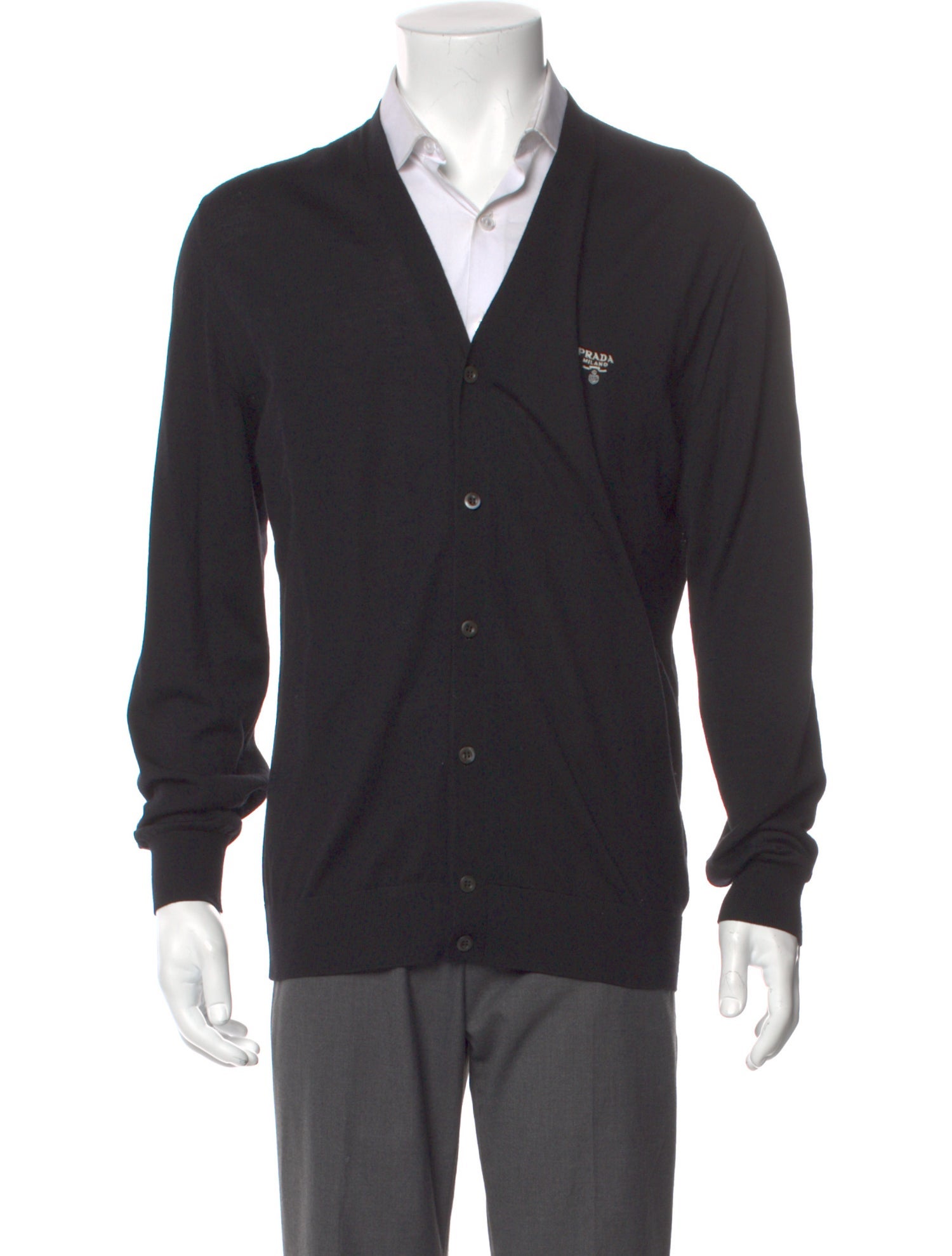 Prada 2021 Signature Logo Cardigan
