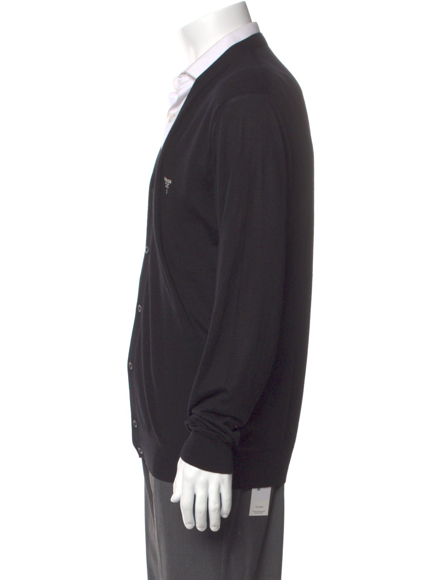 Prada 2021 Signature Logo Cardigan