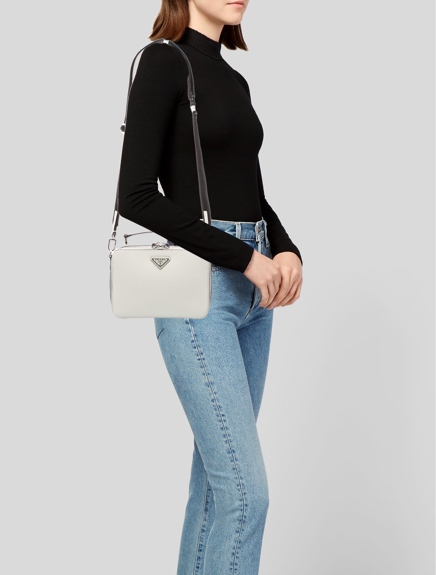 Prada Saffiano Leather Crossbody Bag