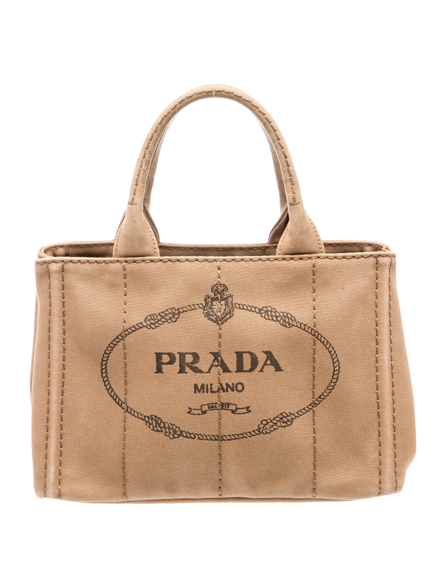 Prada Canvas Grommet Canapa