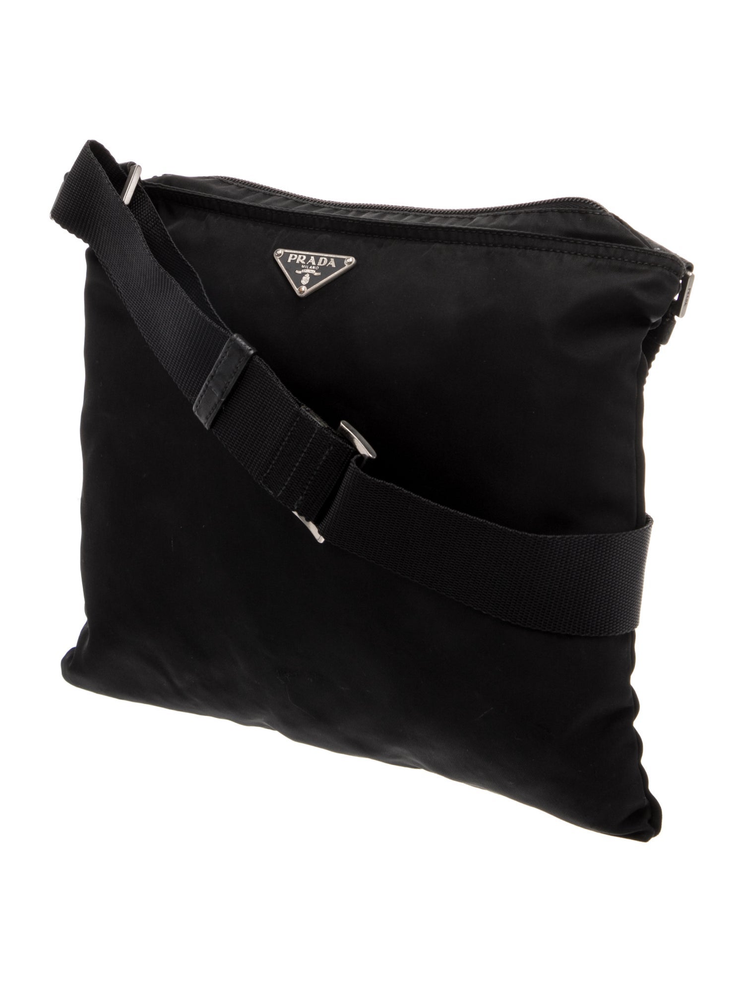 Prada Vela Nylon Messenger Bag Vintage