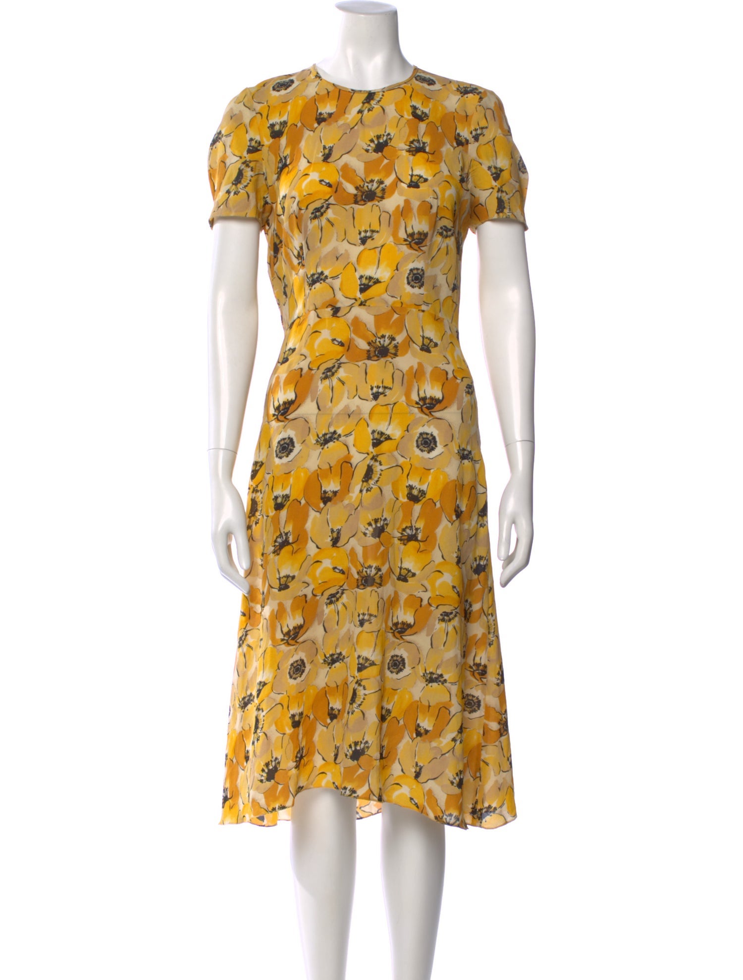 Prada Silk Midi Length Dress
