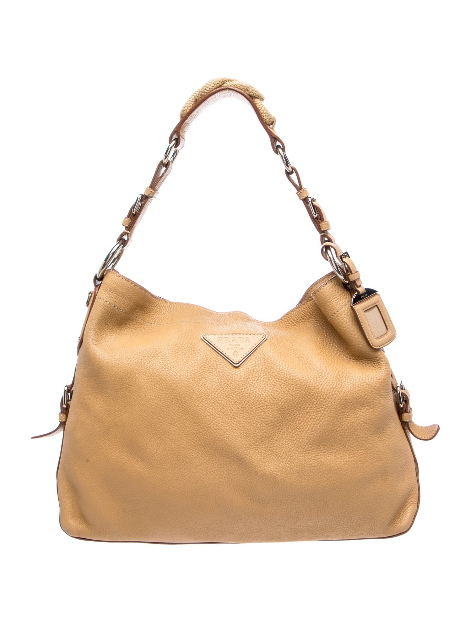 Prada Vitello Daino Leather Shoulder Bag