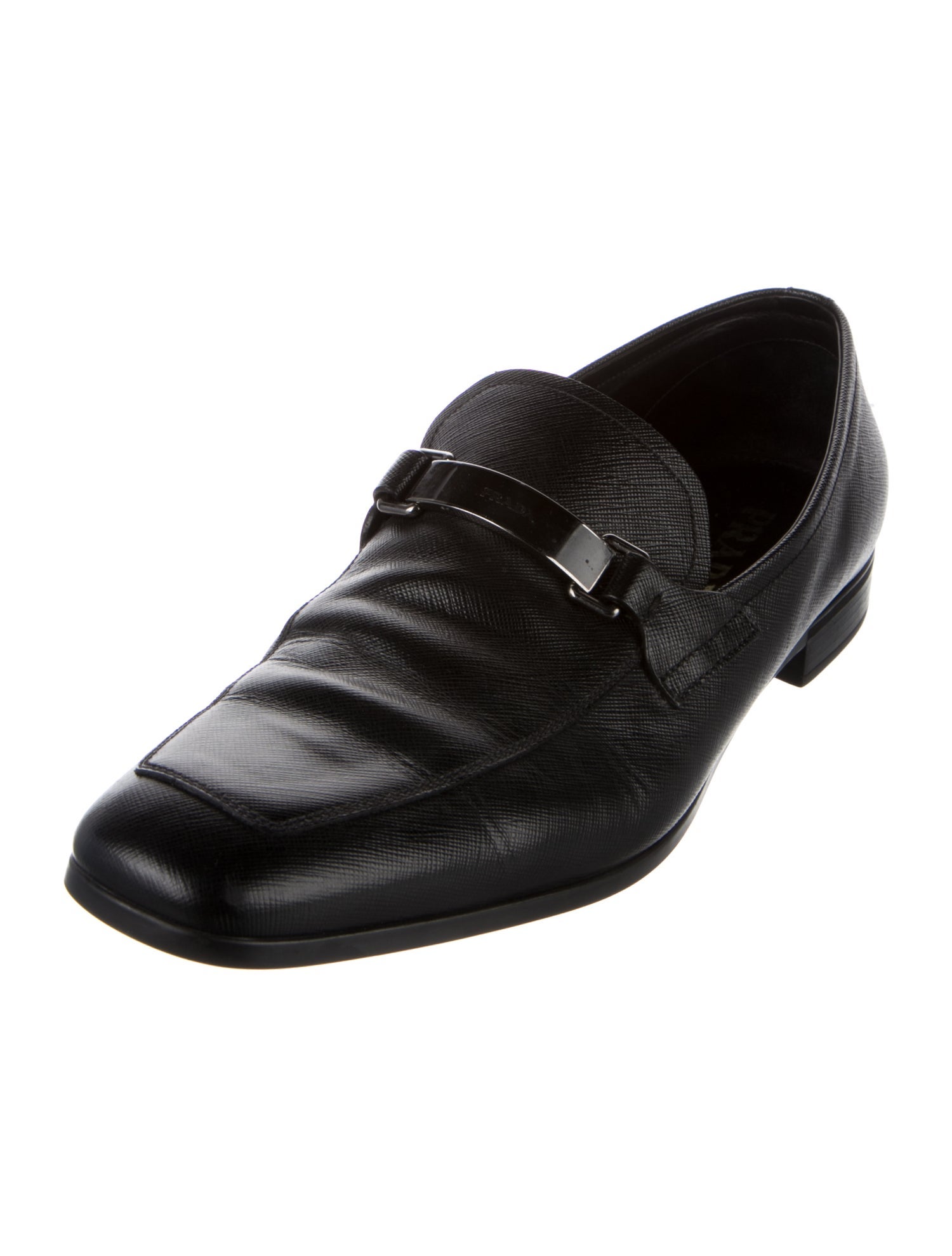 Prada Leather Dress Loafers