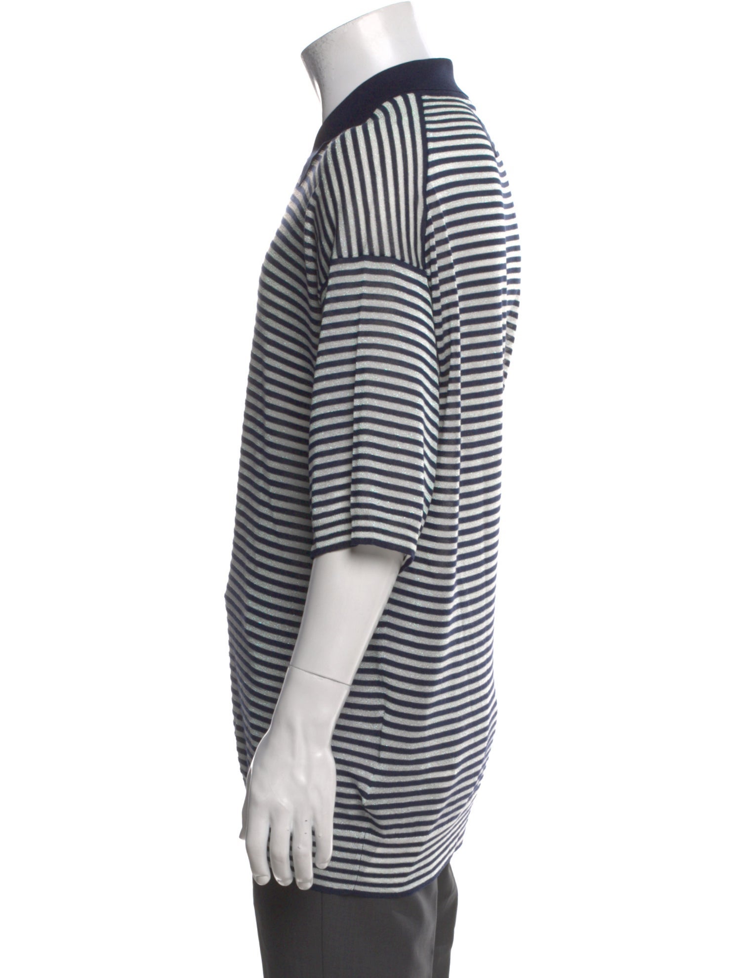 Prada 2022 Striped Polo Shirt