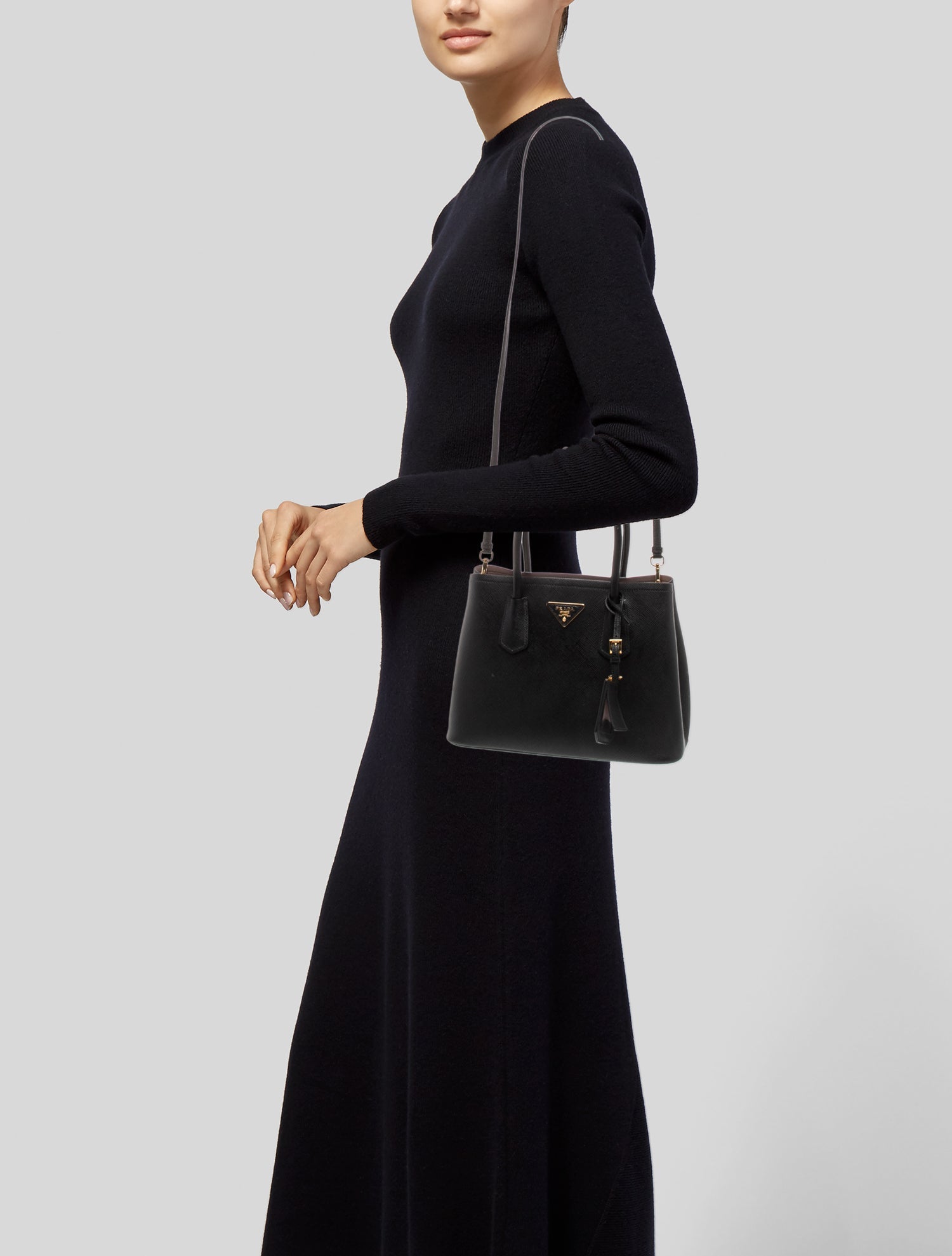 Prada Signature Galleria Double Zip Medium