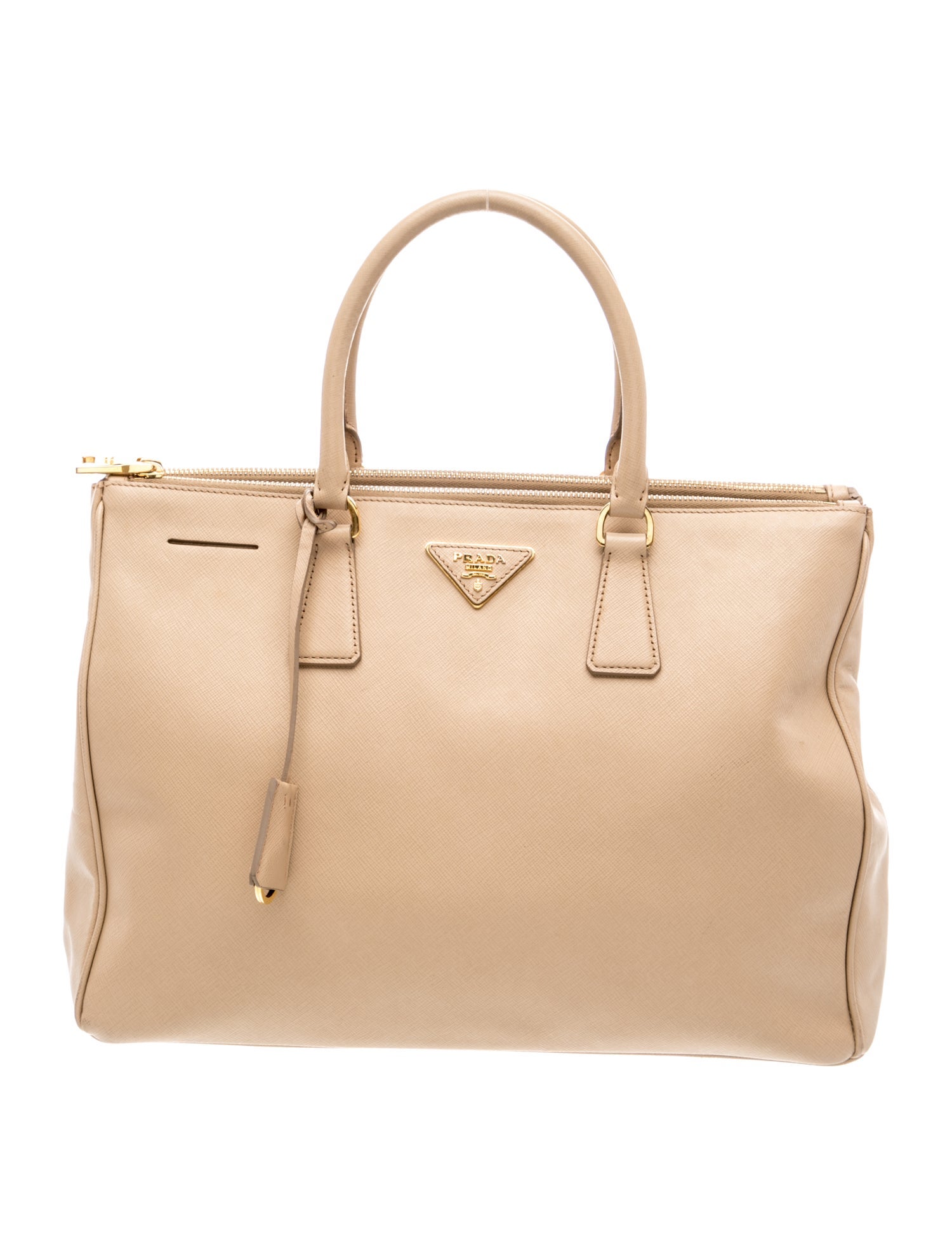 Prada Saffiano Leather Galleria Double Zip Large