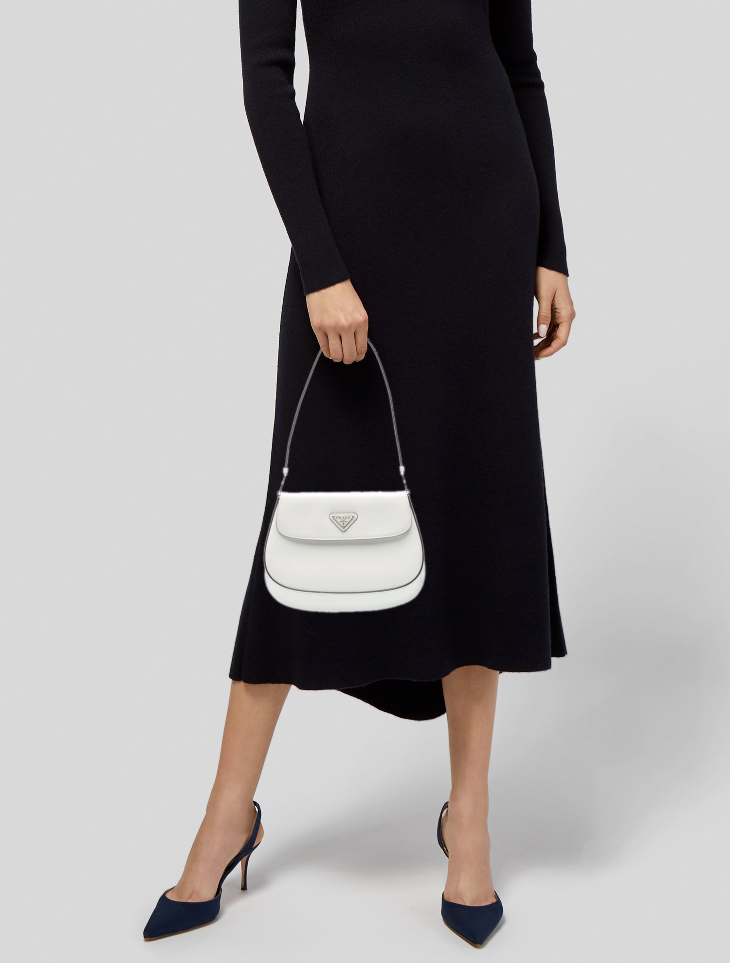 Prada Spazzolato Leather Cleo