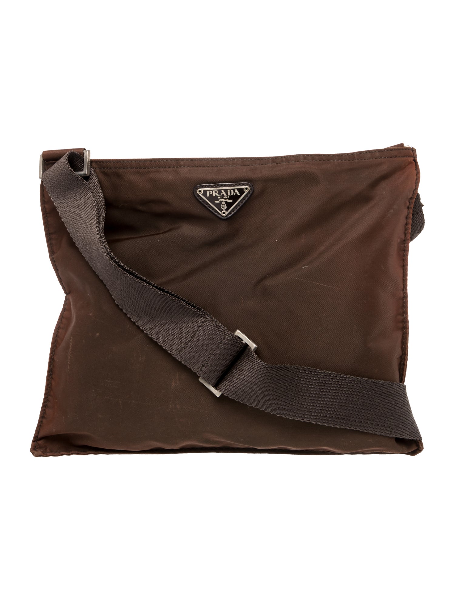 Prada Vela Nylon Messenger Bag