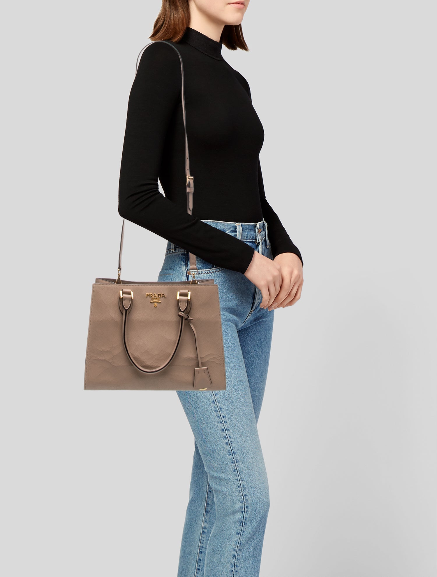 Prada Signature Shoulder Bag