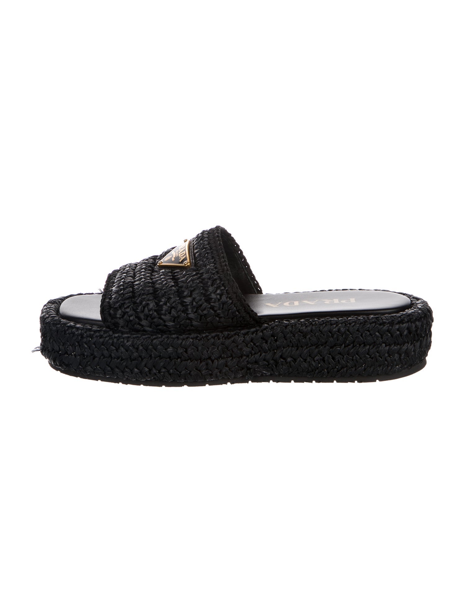 Prada Raffia Espadrilles