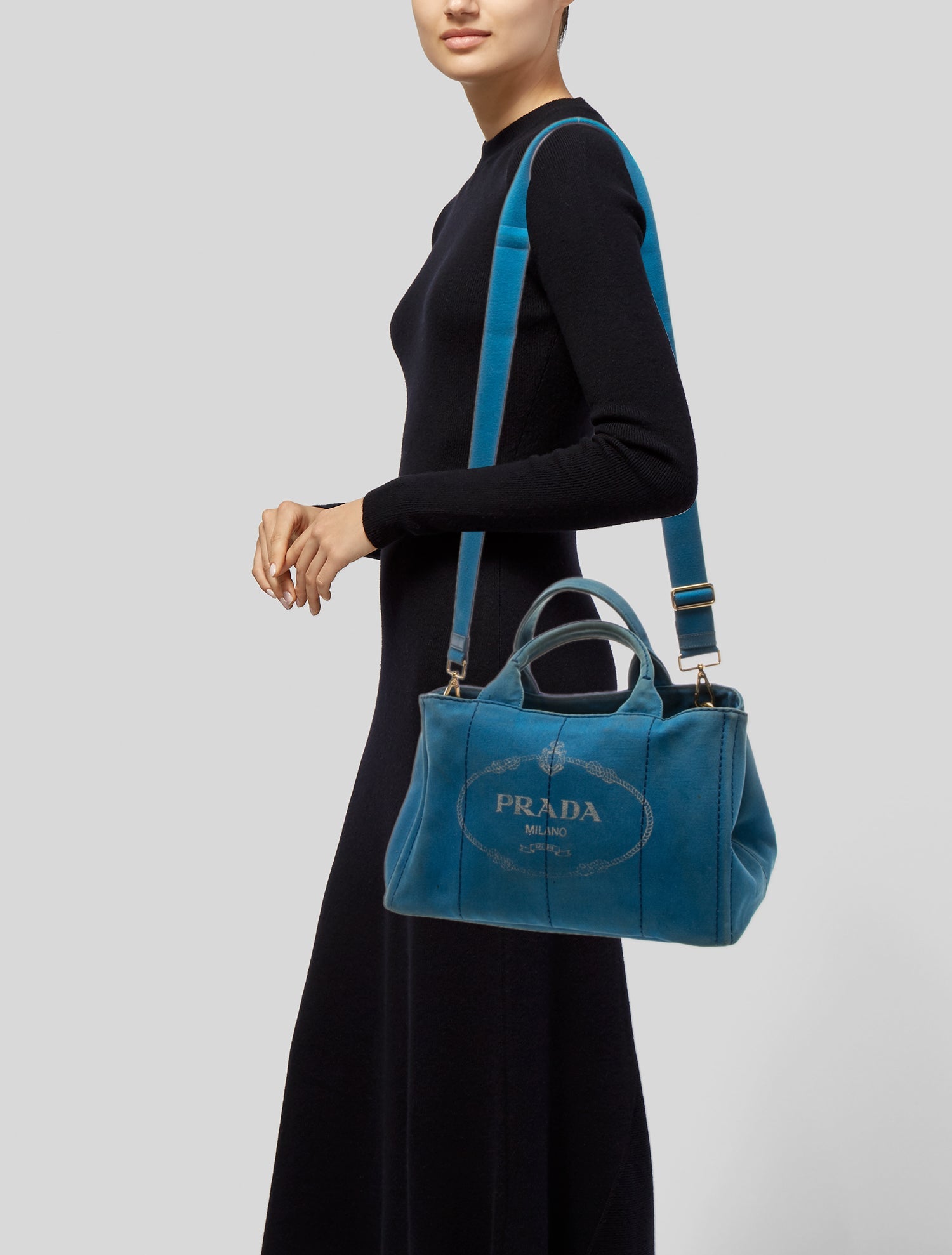 Prada Canvas Canapa Large