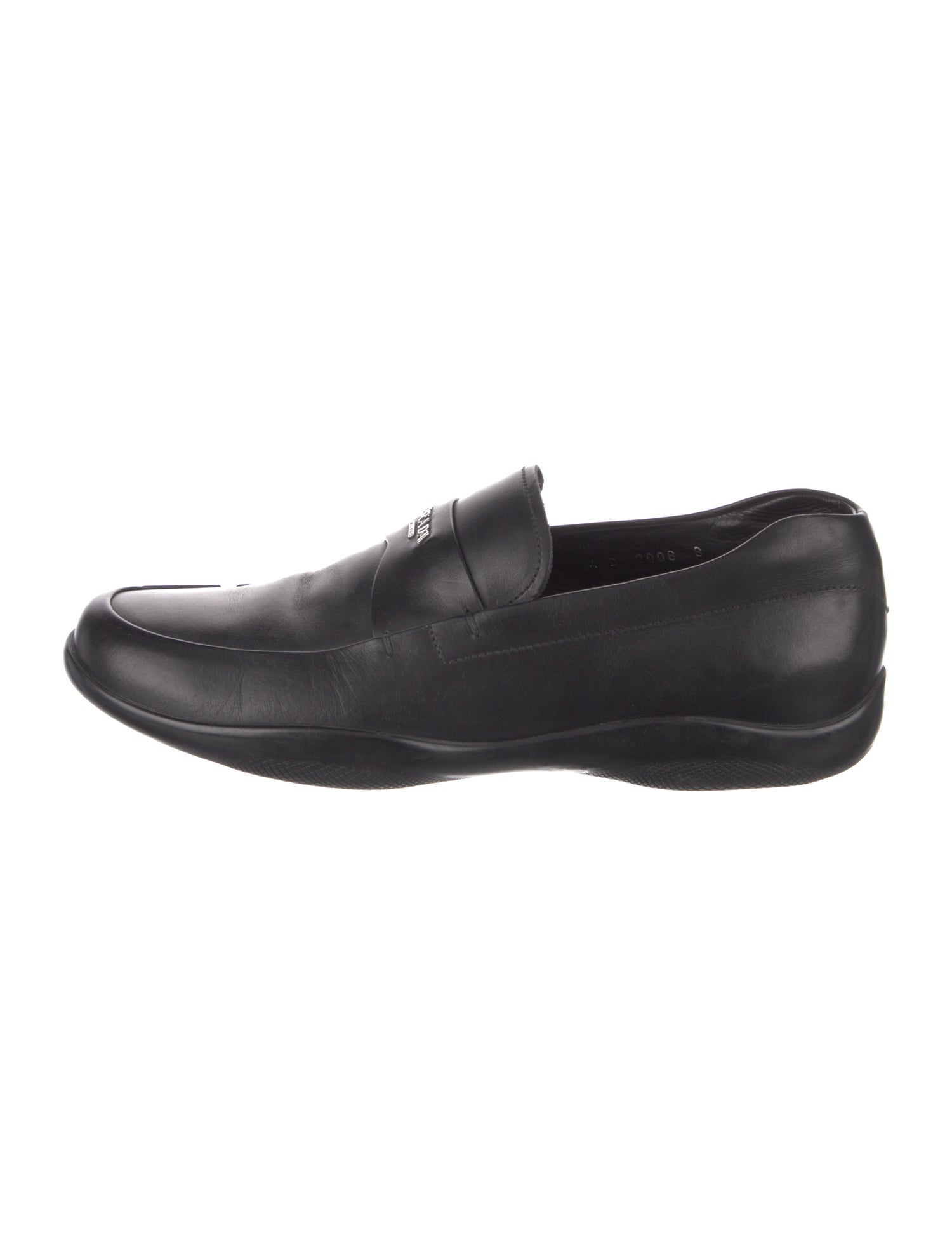 Prada Sport Leather Dress Loafers