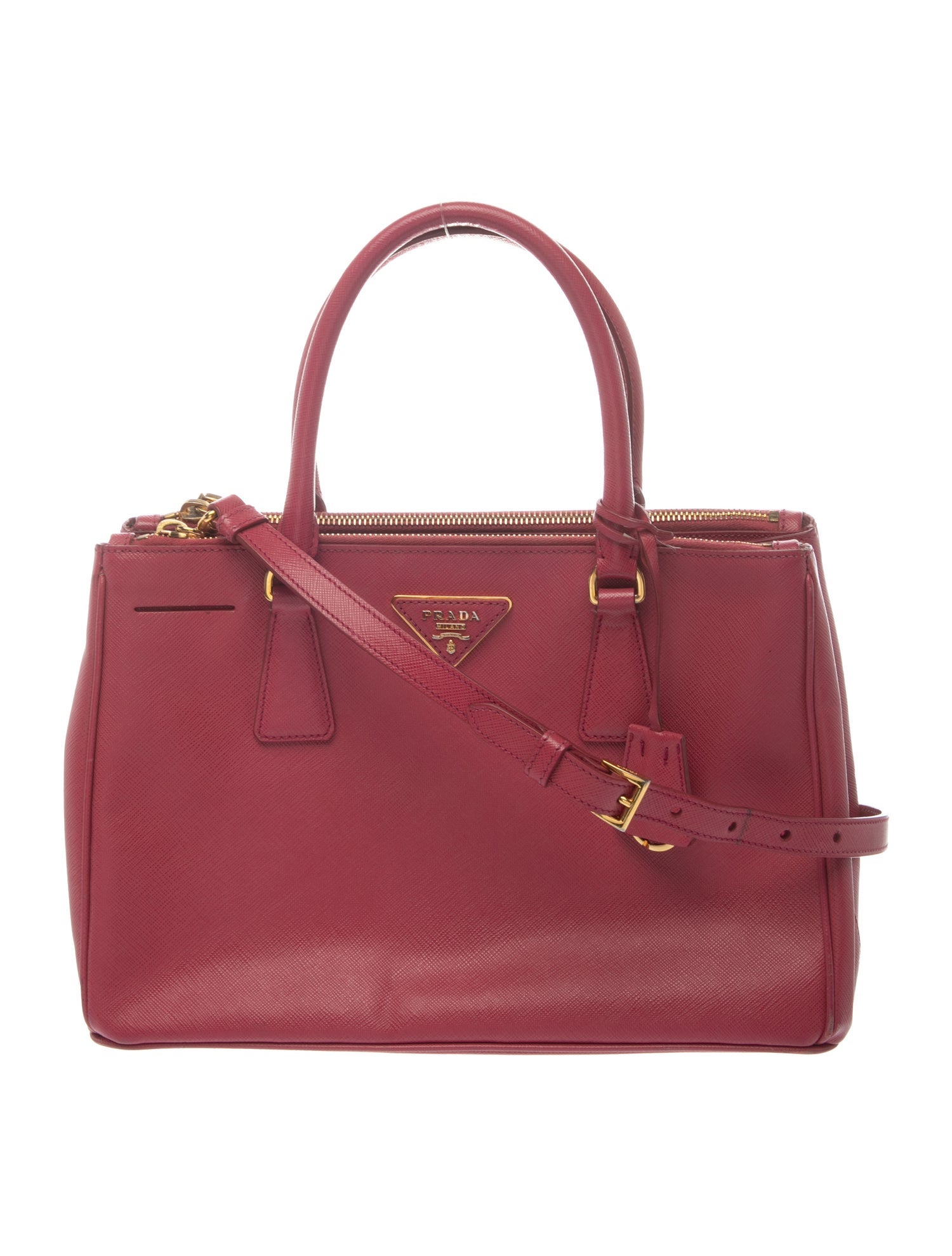 Prada Signature Galleria Double Zip Medium