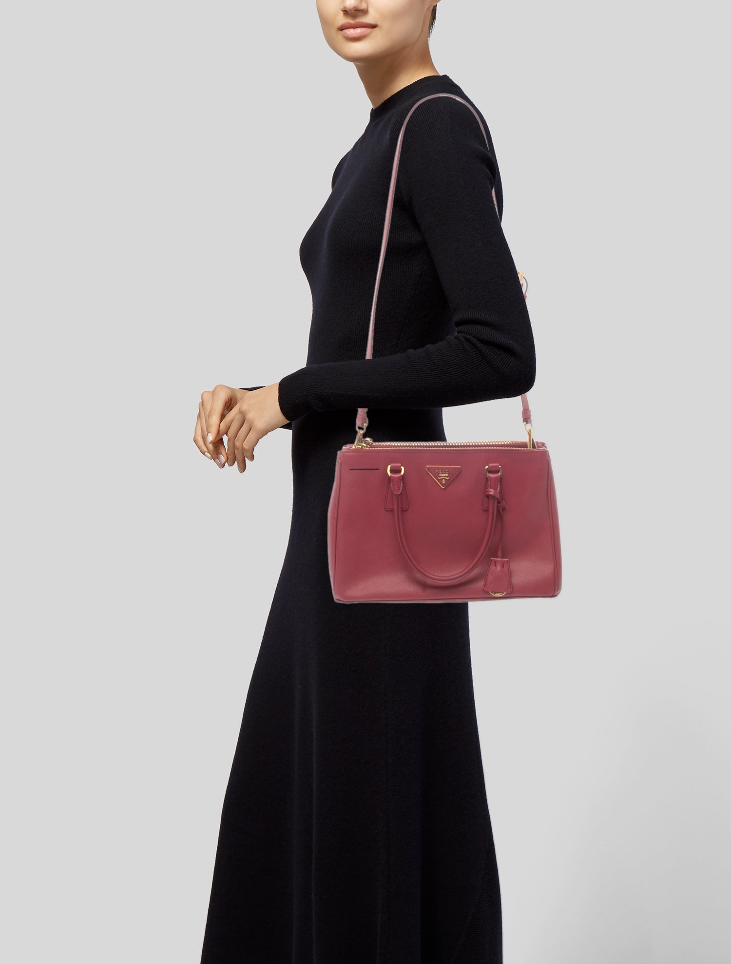 Prada Signature Galleria Double Zip Medium