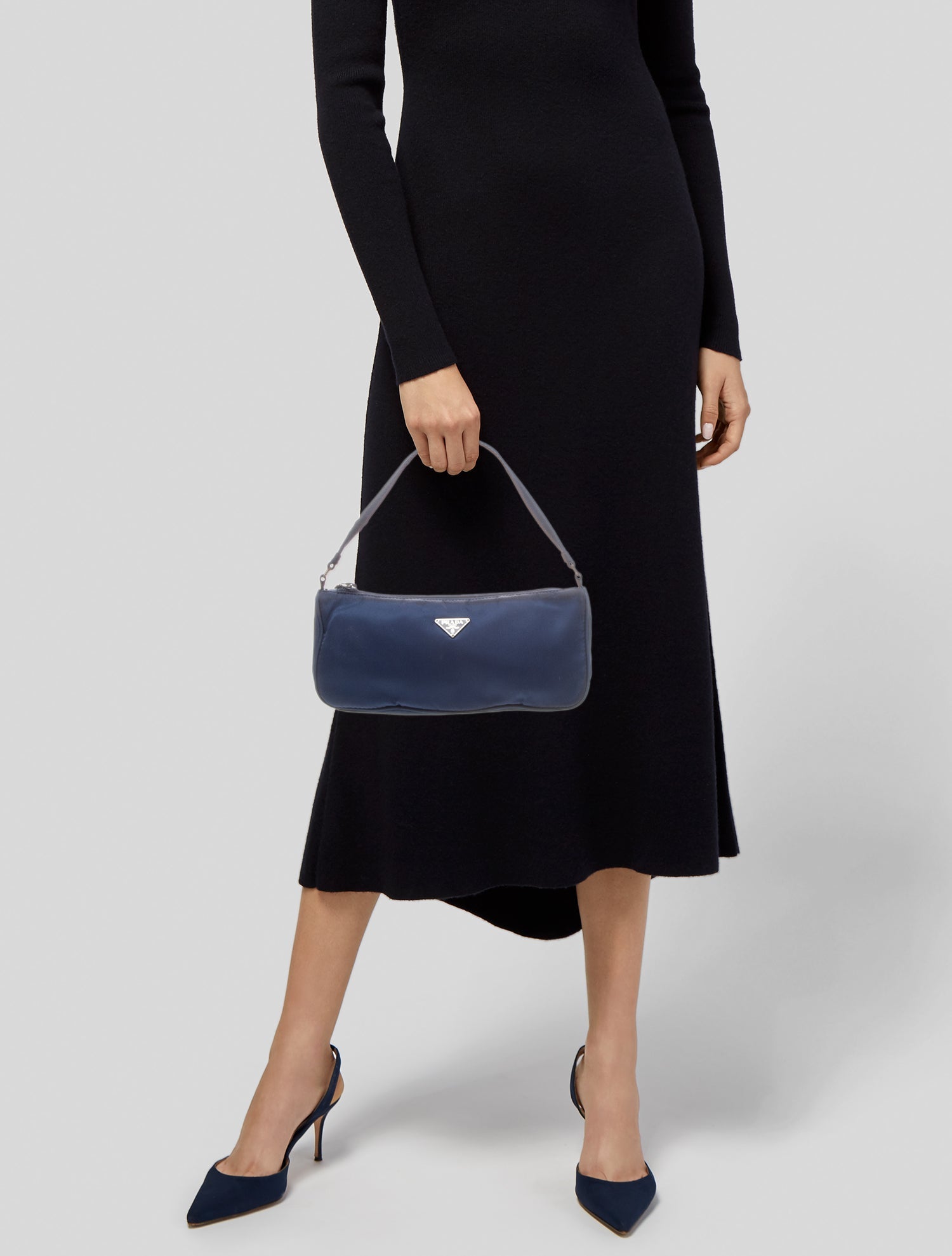 Prada Tessuto Nylon Shoulder Bag Small