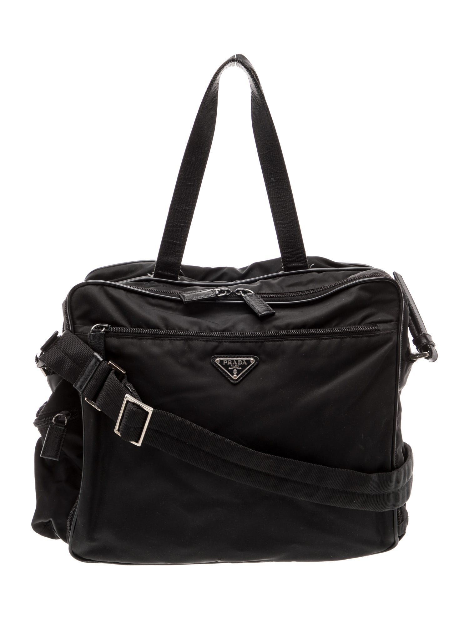 Prada Saffiano Leather Diaper Bag Medium