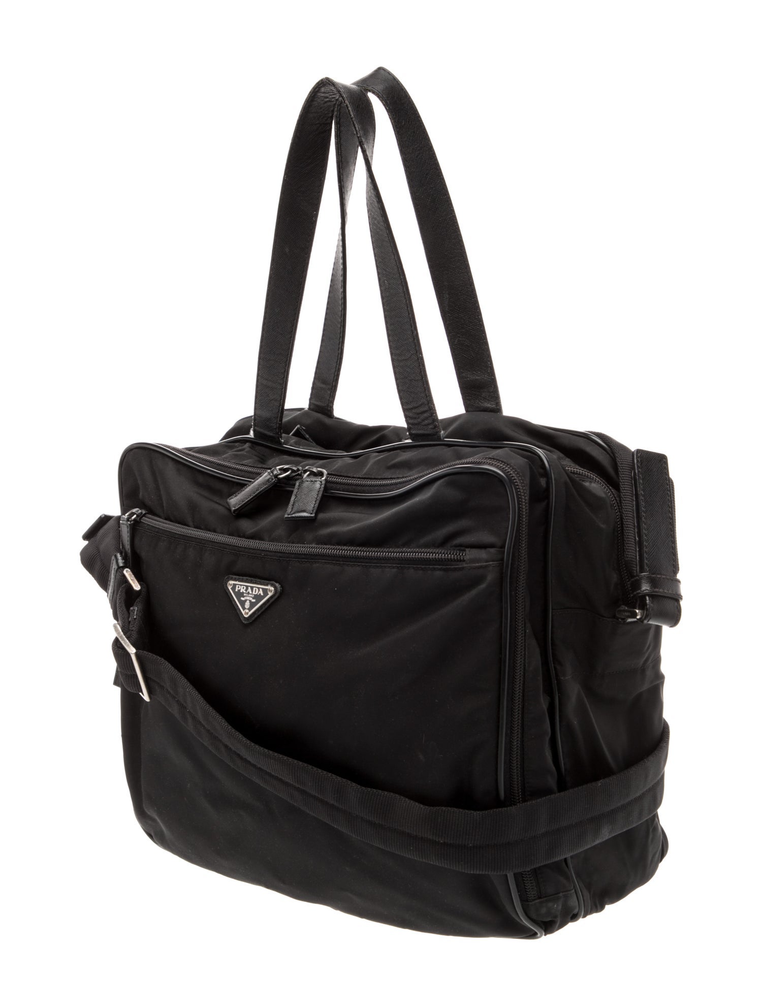 Prada Saffiano Leather Diaper Bag Medium