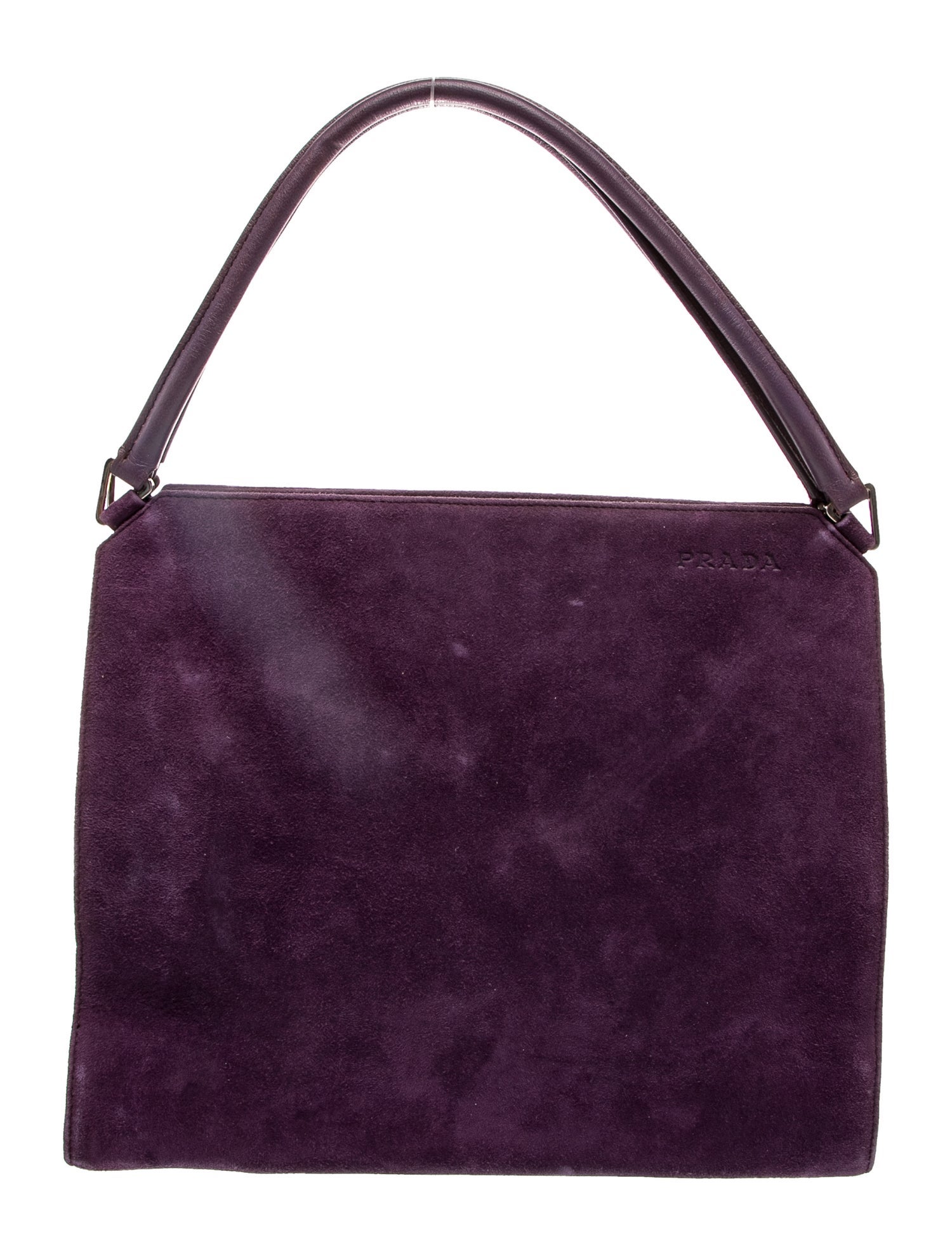 Prada Suede Top Handle Bag