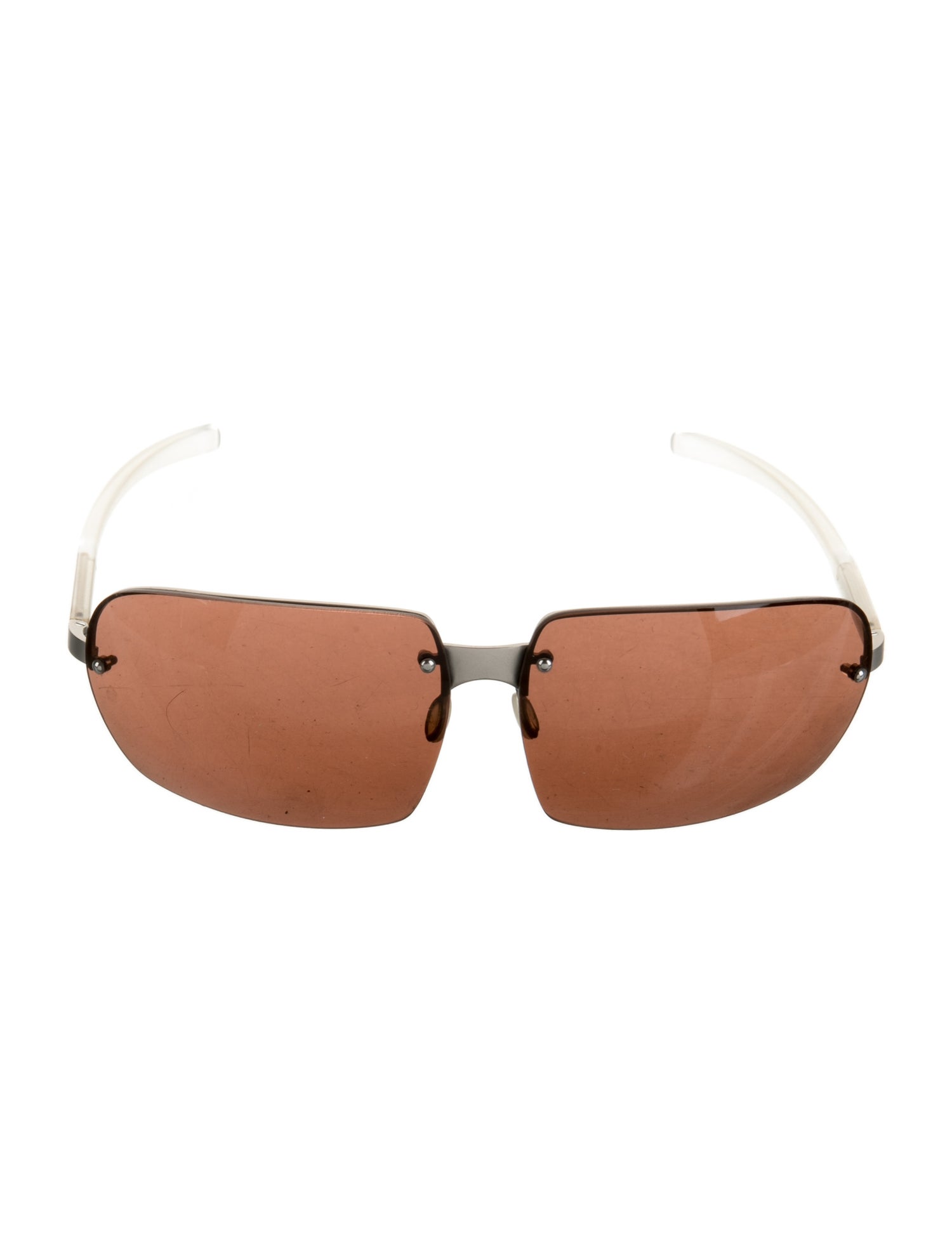 Prada Square Mirrored Sunglasses